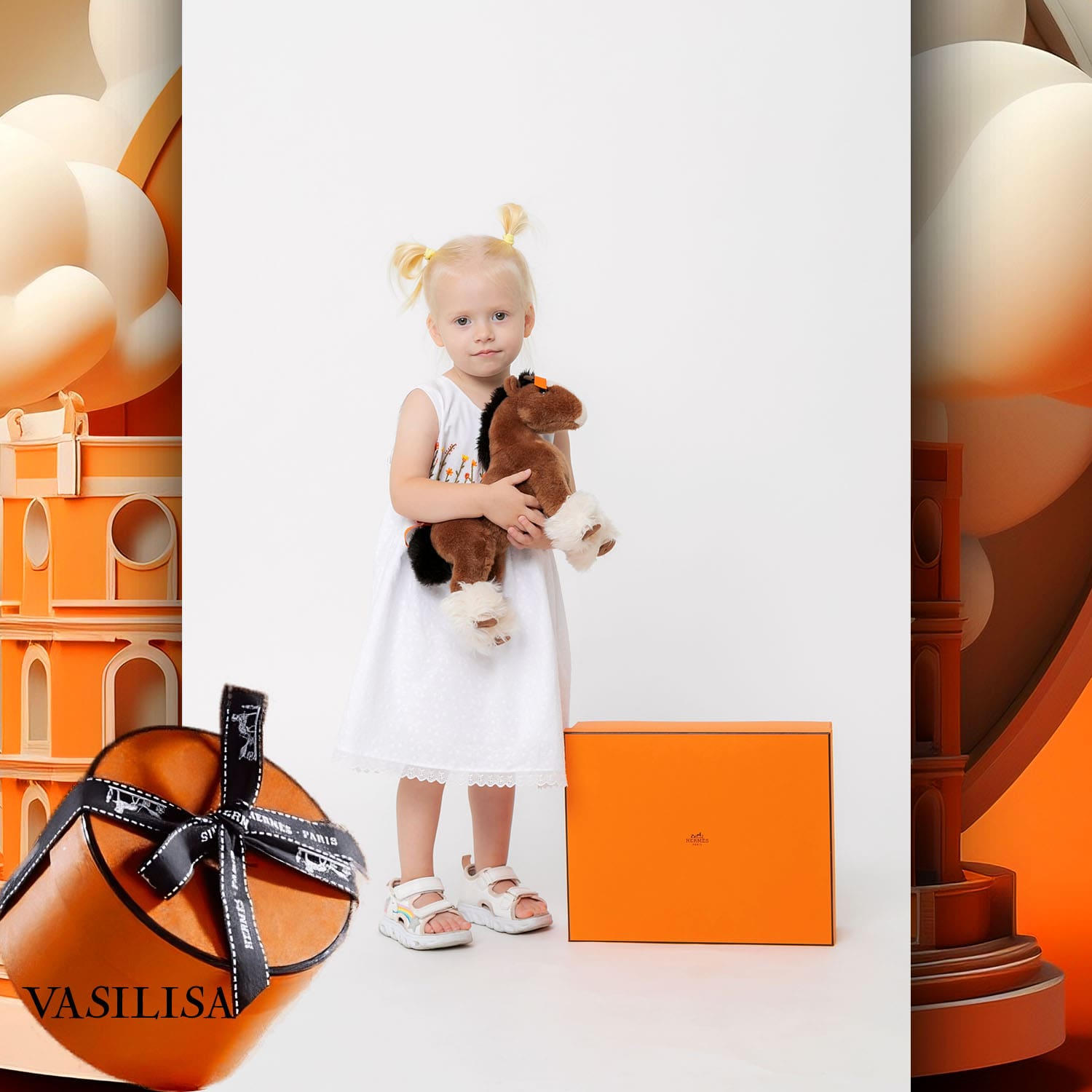 109 Enfants Tokei sur Runway Audition pour les enfants du magazine World 2023 Hermès