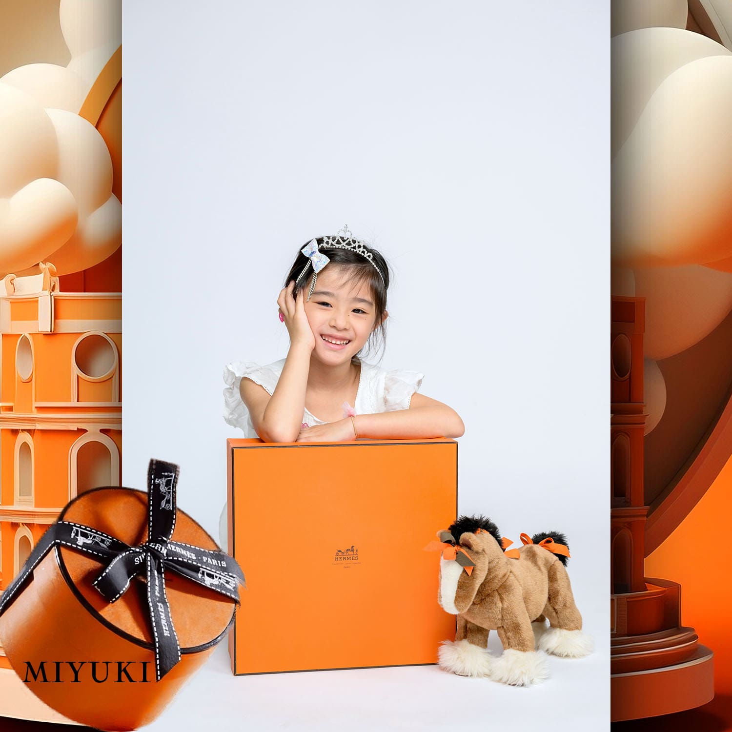 112 Enfants Tokei sur Runway Audition pour les enfants du magazine World 2023 Hermès
