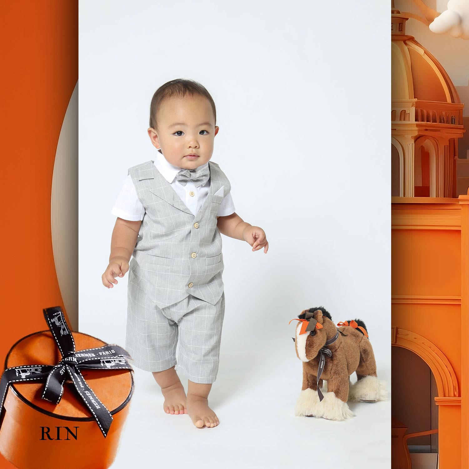 115 Enfants Tokei sur Runway Audition pour les enfants du magazine World 2023 Hermès