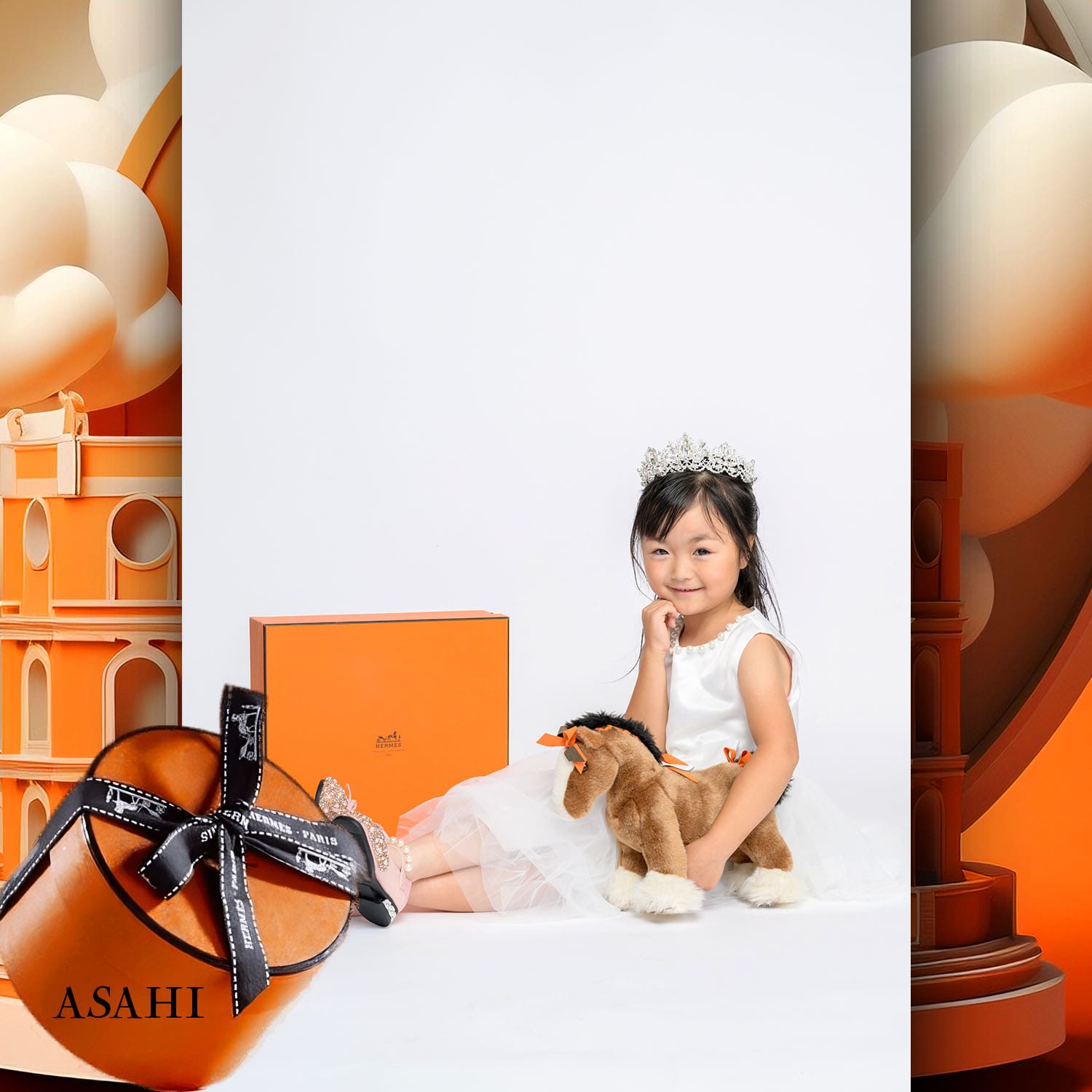 116 Enfants Tokei sur Runway Audition pour les enfants du magazine World 2023 Hermès