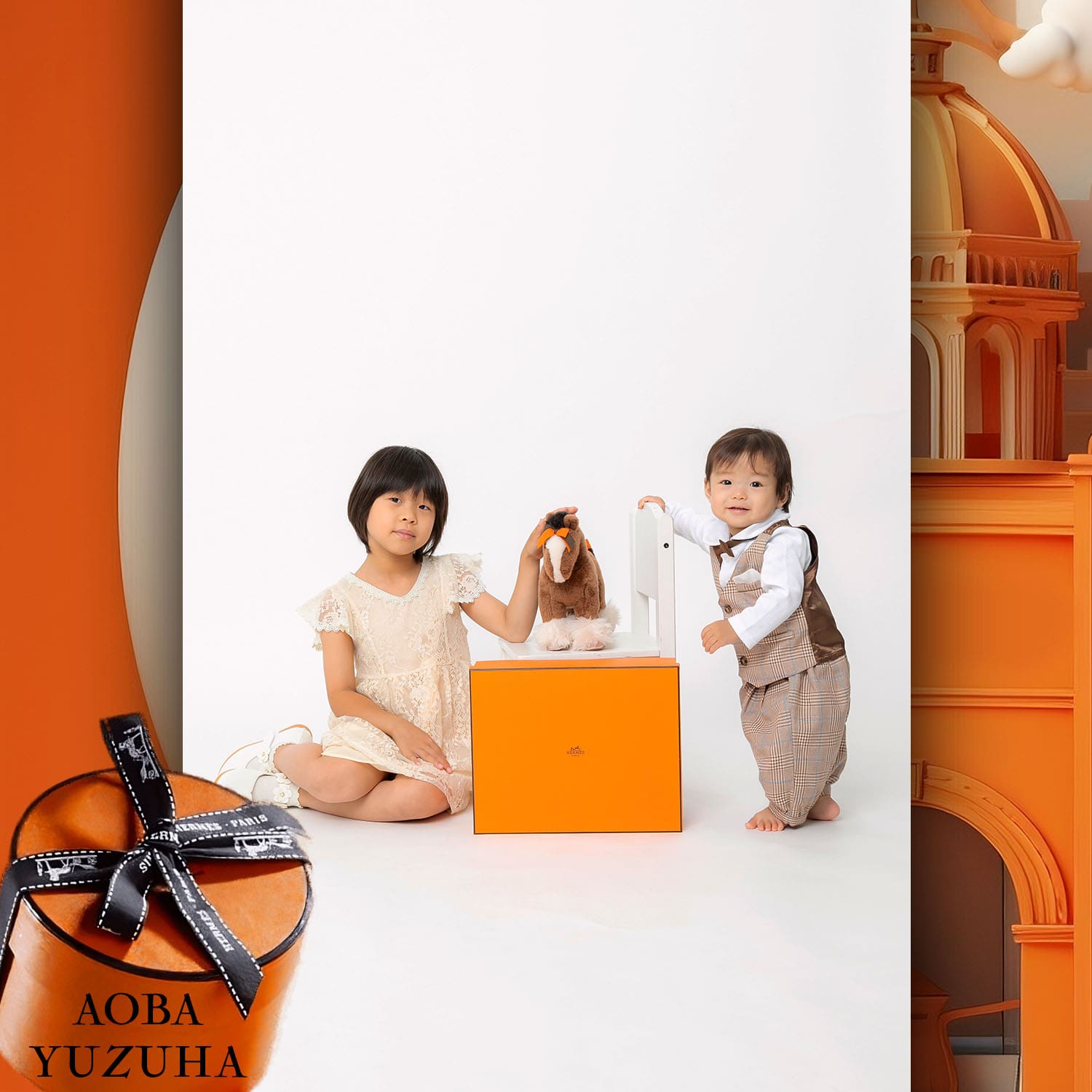 123 Enfants Tokei sur Runway Audition pour les enfants du magazine World 2023 Hermès
