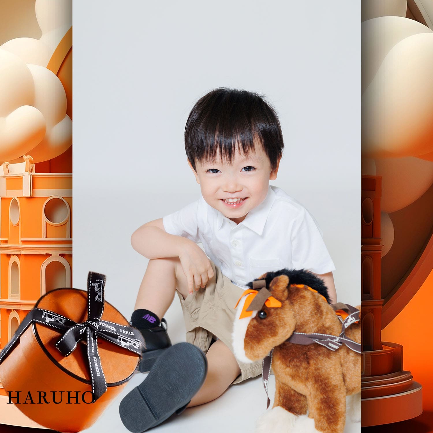 130 Enfants Tokei sur Runway Audition pour les enfants du magazine World 2023 Hermès