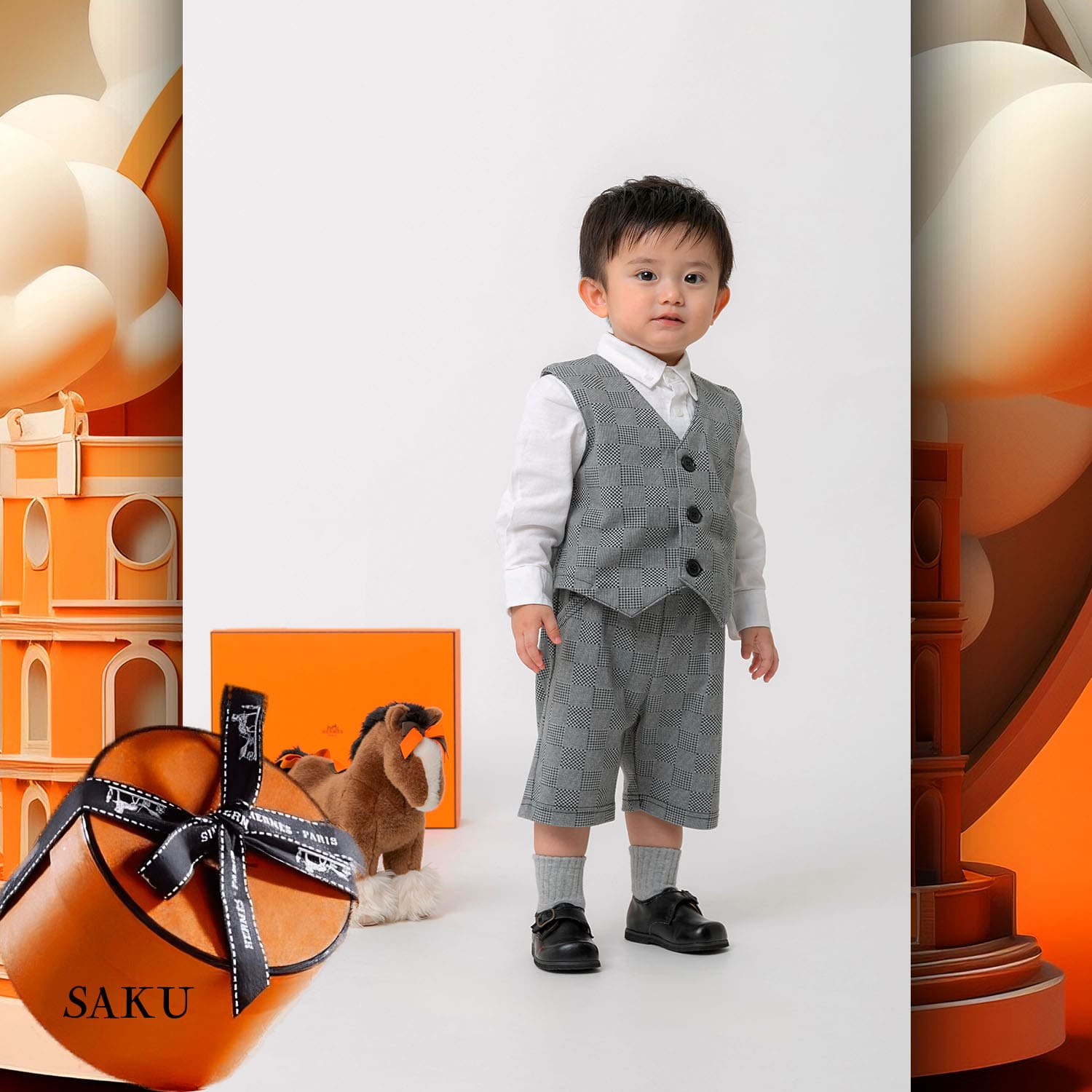 150 Enfants Tokei sur Runway Audition pour les enfants du magazine World 2023 Hermès