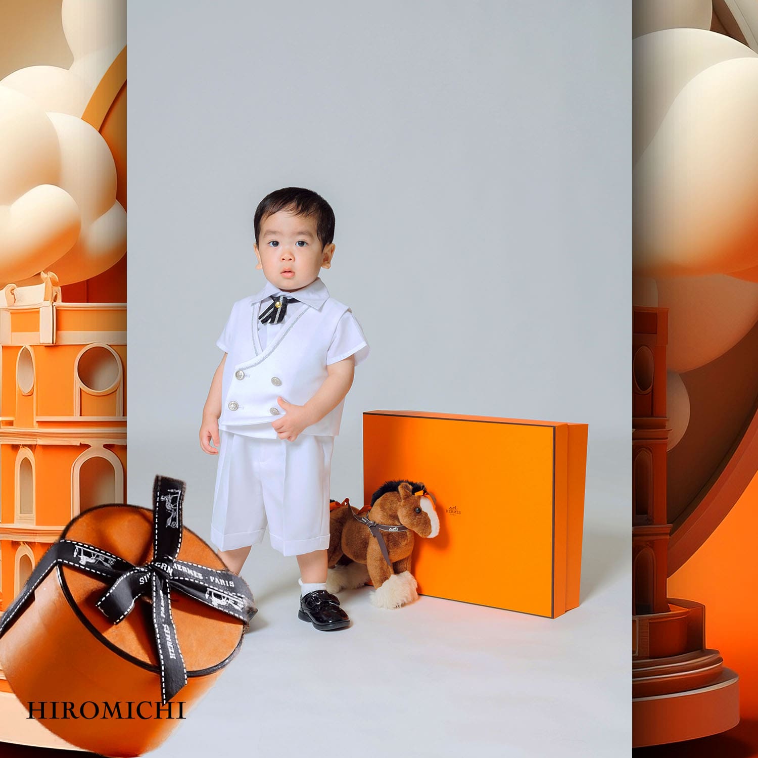 156 Enfants Tokei sur Runway Audition pour les enfants du magazine World 2023 Hermès