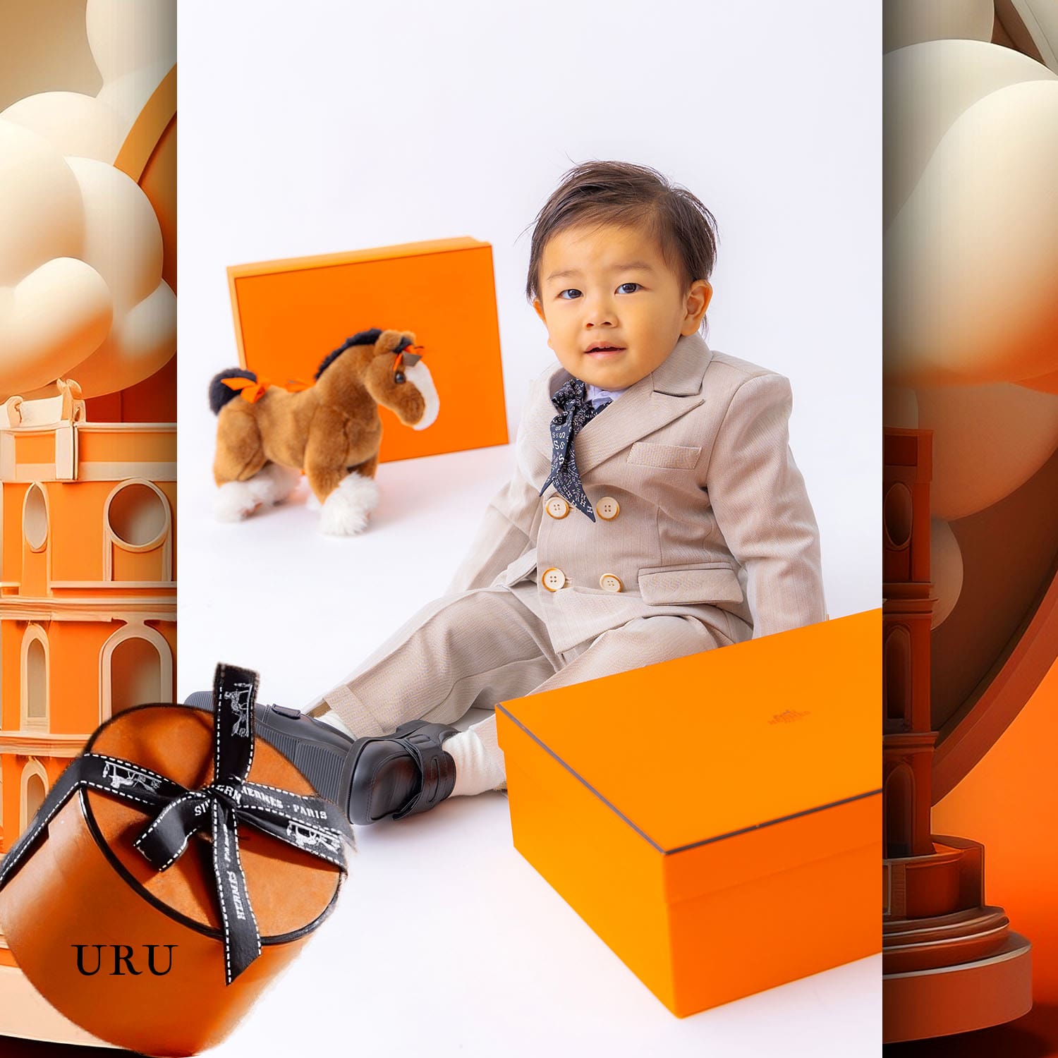 158 Enfants Tokei sur Runway Audition pour les enfants du magazine World 2023 Hermès