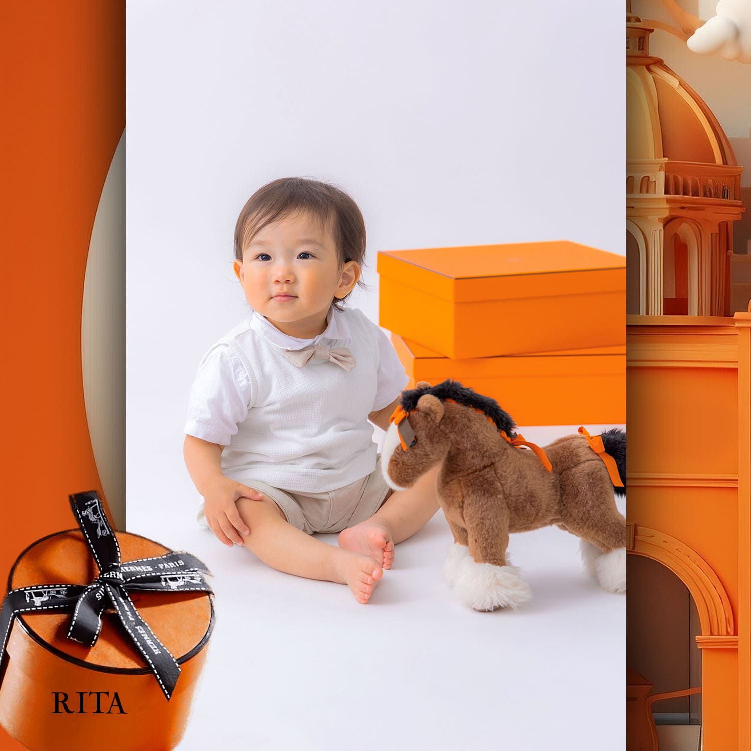 171 Enfants Tokei sur Runway Audition pour les enfants du magazine World 2023 Hermès