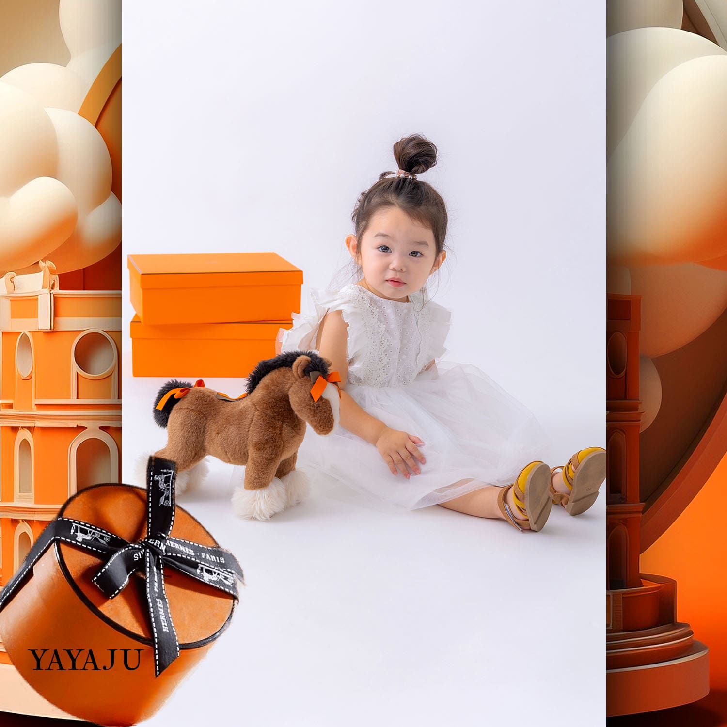 176 Enfants Tokei sur Runway Audition pour les enfants du magazine World 2023 Hermès