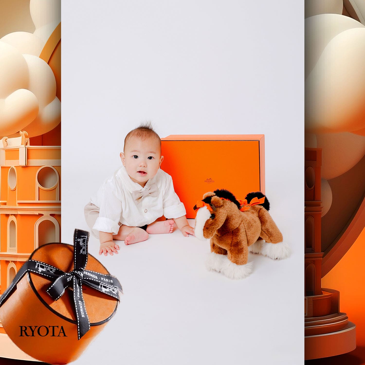178 Enfants Tokei sur Runway Audition pour les enfants du magazine World 2023 Hermès