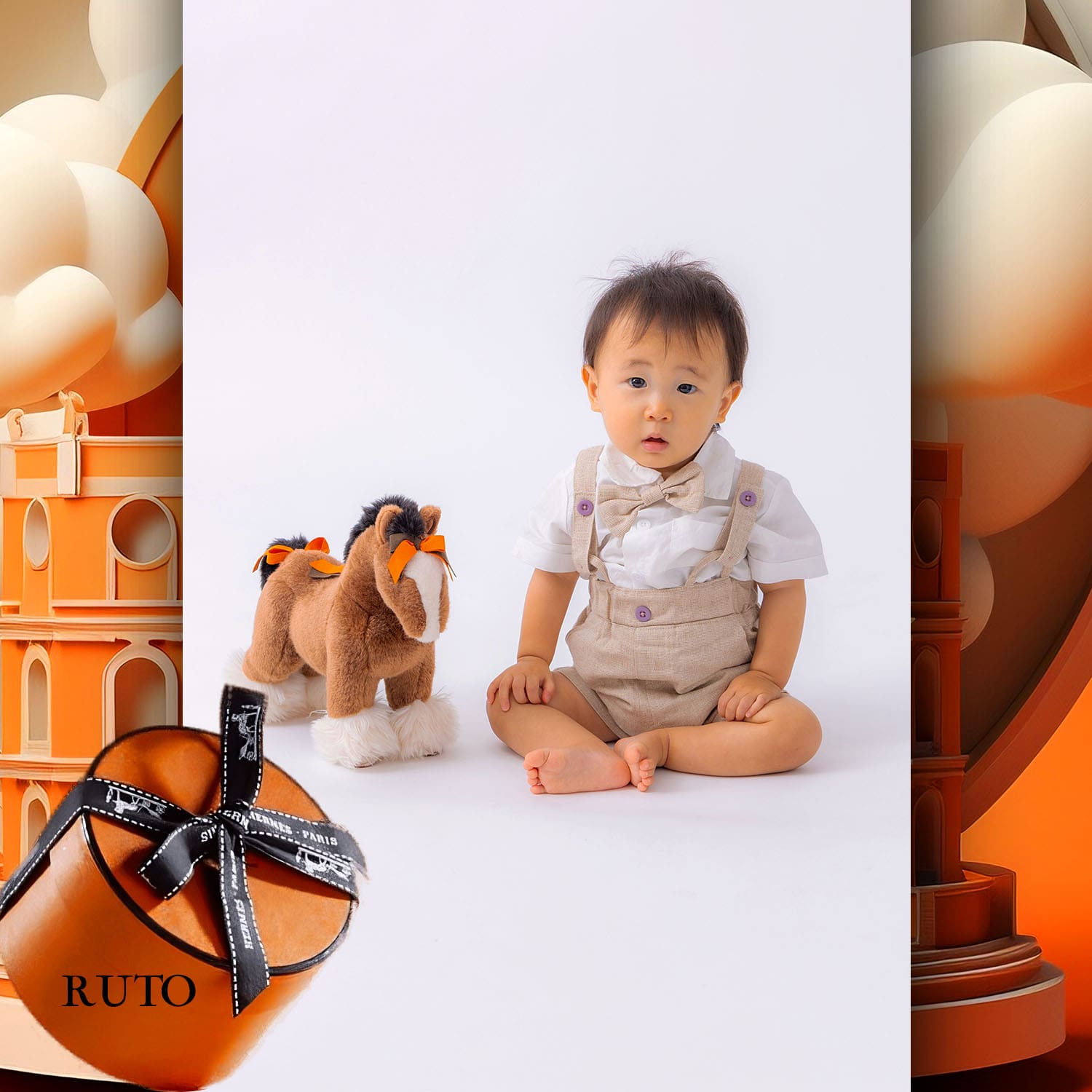 182 Enfants Tokei sur Runway Audition pour les enfants du magazine World 2023 Hermès