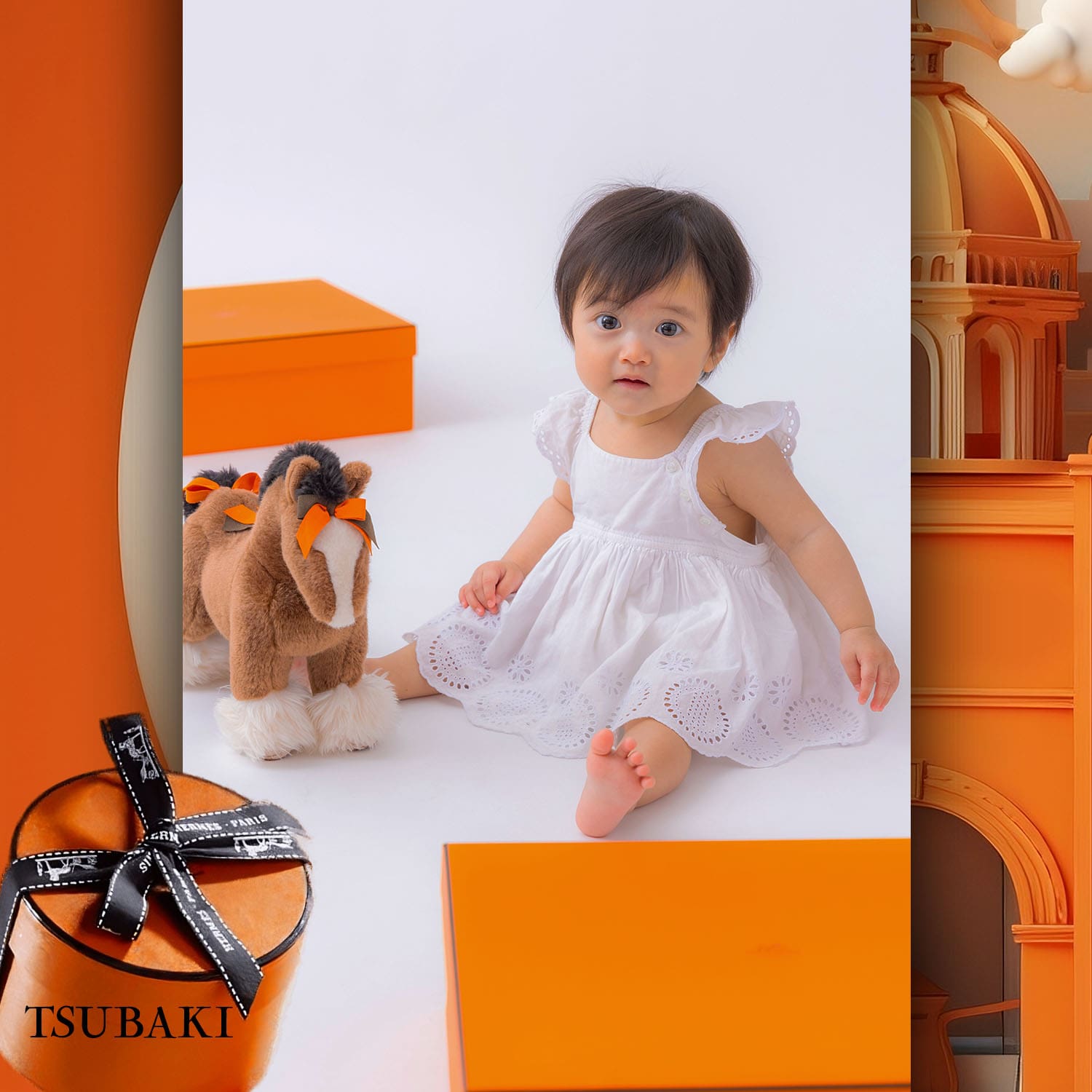 183 Enfants Tokei sur Runway Audition pour les enfants du magazine World 2023 Hermès