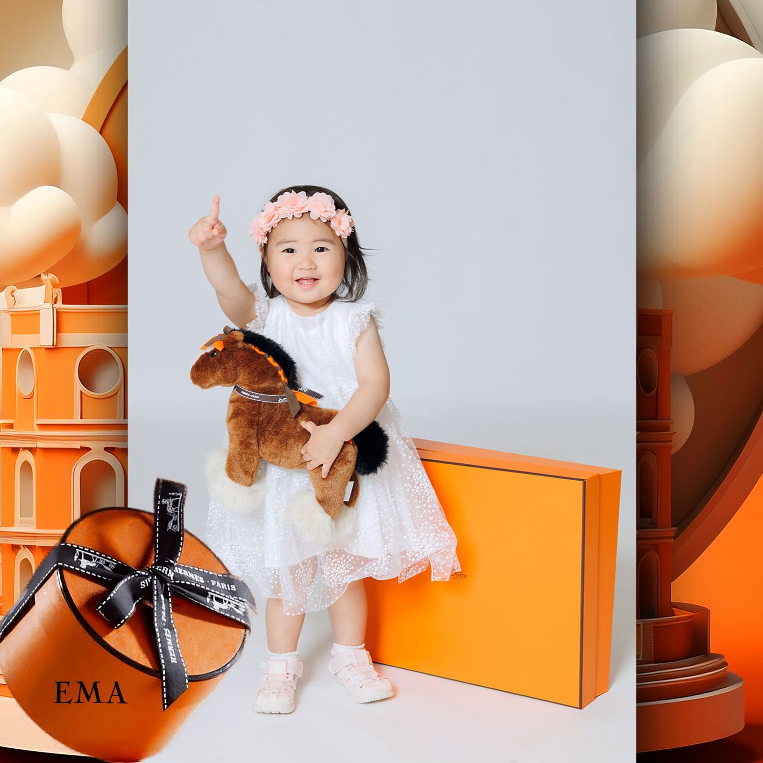 186 Enfants Tokei sur Runway Audition pour les enfants du magazine World 2023 Hermès
