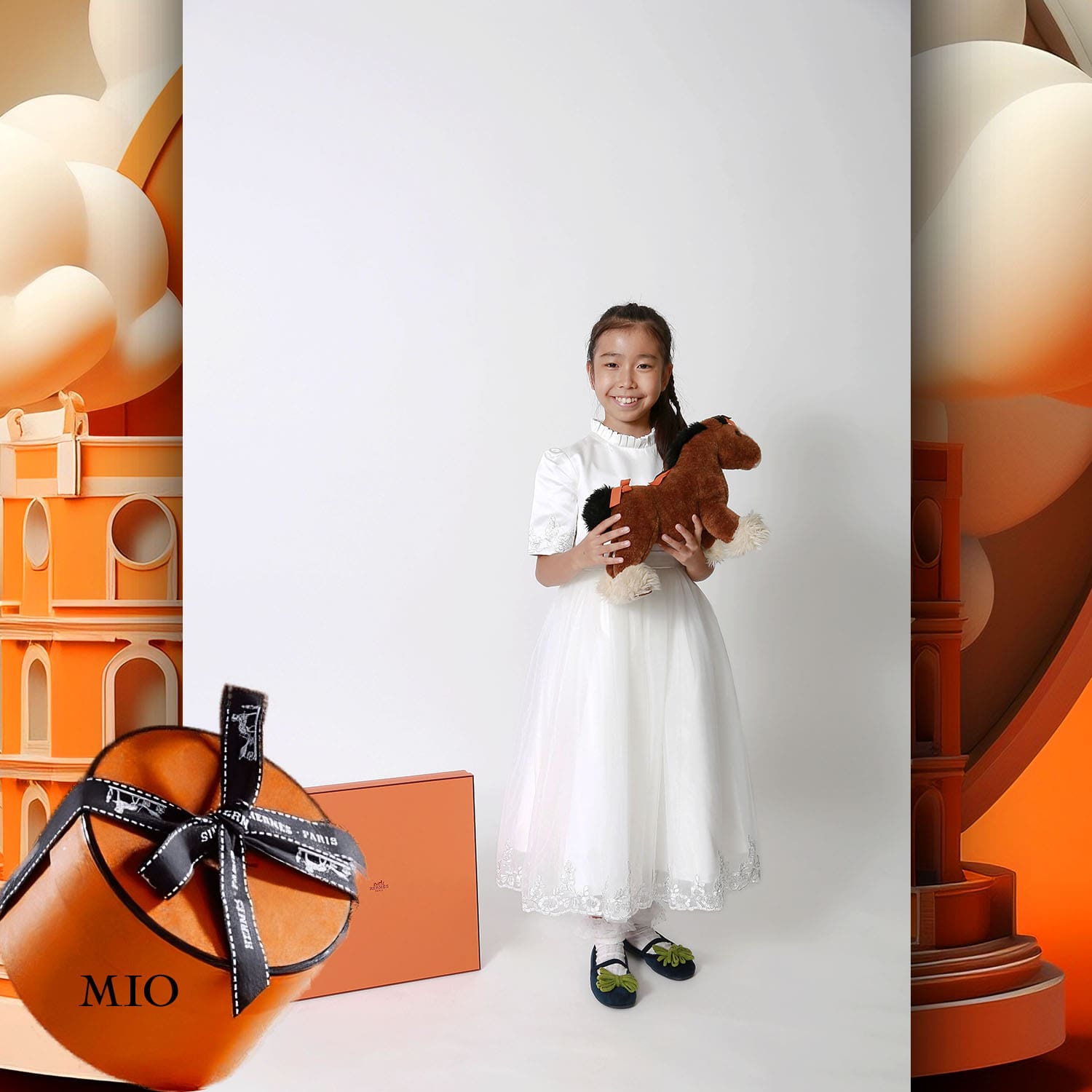 188 Enfants Tokei sur Runway Audition pour les enfants du magazine World 2023 Hermès
