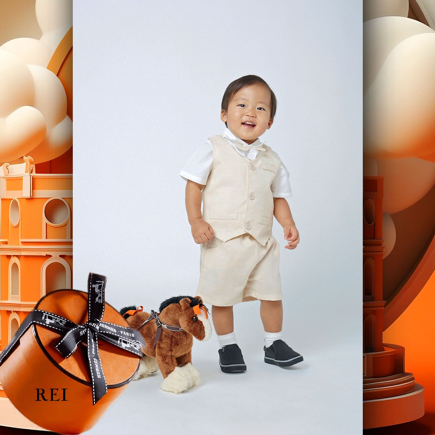 196 Enfants Tokei sur Runway Audition pour les enfants du magazine World 2023 Hermès