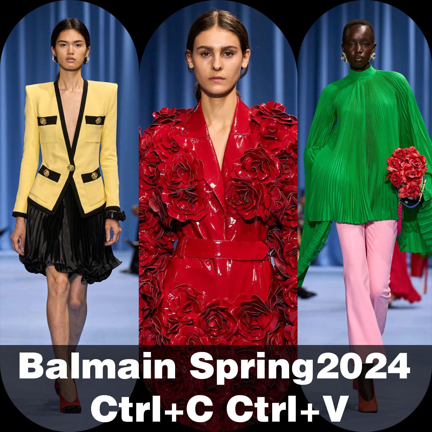2 Balmain 春夏 2024 Runway 杂志