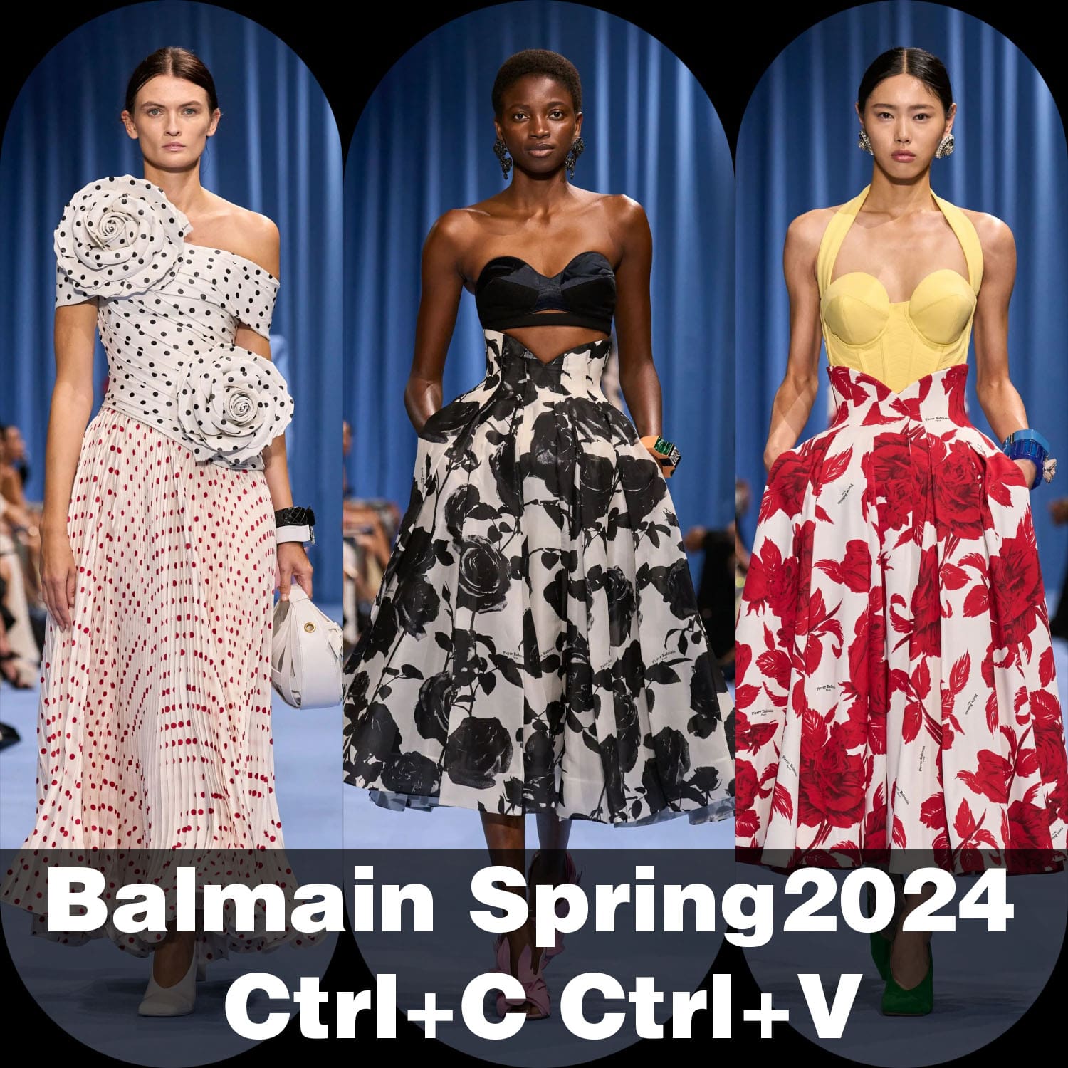 3 Balmain 春夏 2024 Runway 杂志