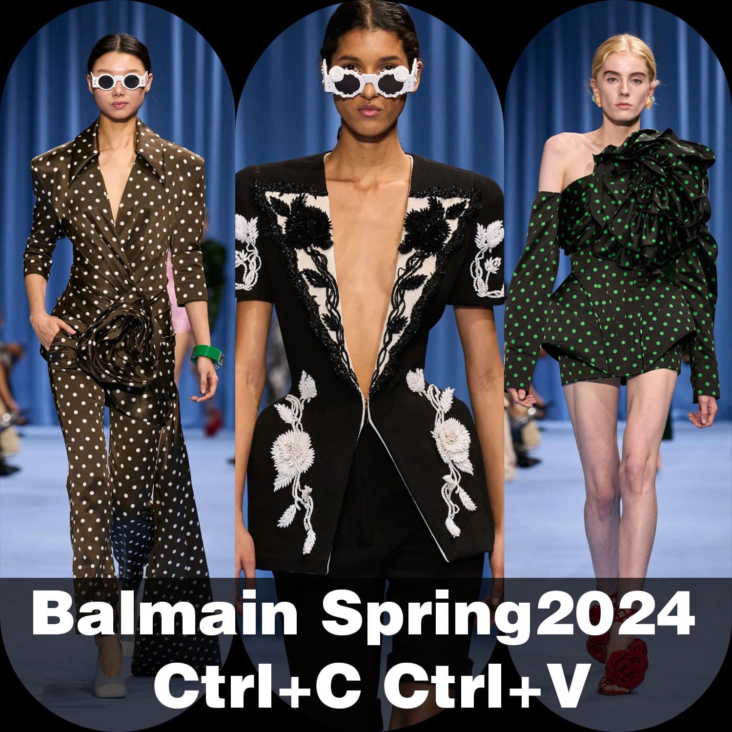 4 Balmain 春夏 2024 Runway 杂志