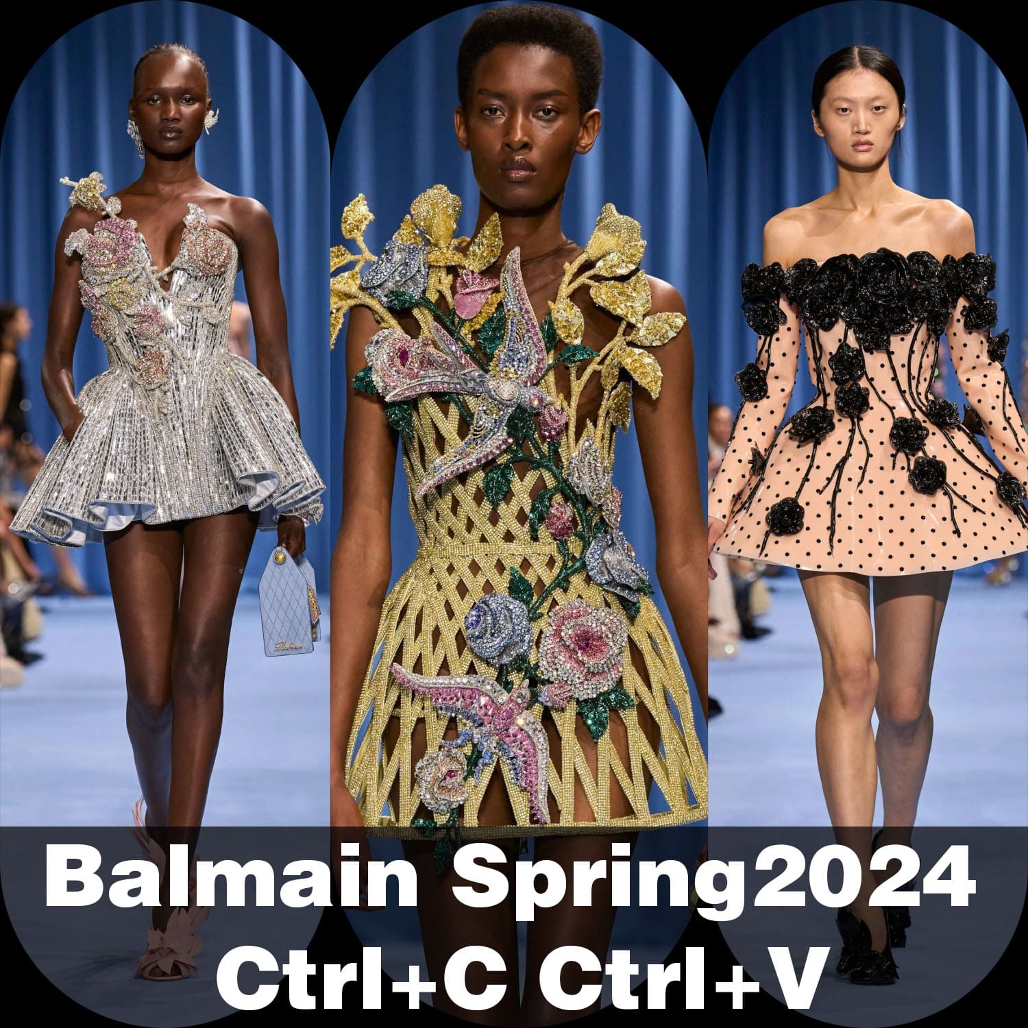 5 Balmain 春夏 2024 Runway 杂志