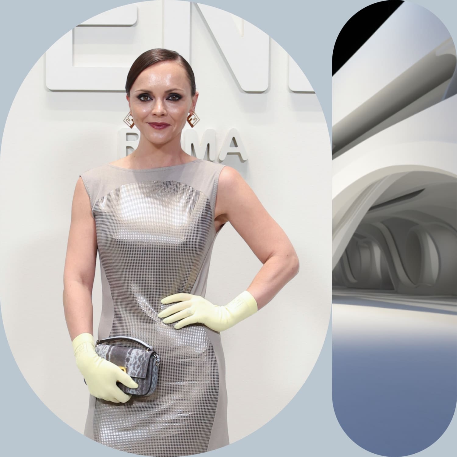 Christina Ricci bei Fendi Frühling Sommer 2024 Runway Magazin