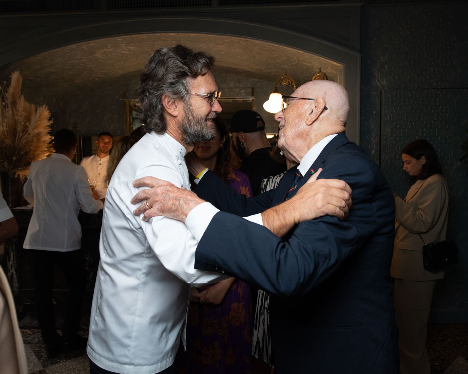 Cracco and Mario Boselli at CHI E' CHI Awards 2023 Runway Magazine