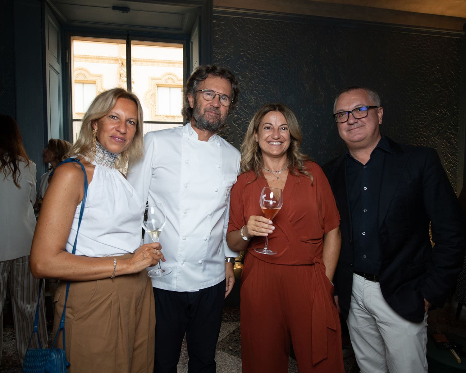 Cracco con Francesca, Zocchi Cristiana, Schieppati Luca Dini at CHI E' CHI Awards 2023 Runway Magazine
