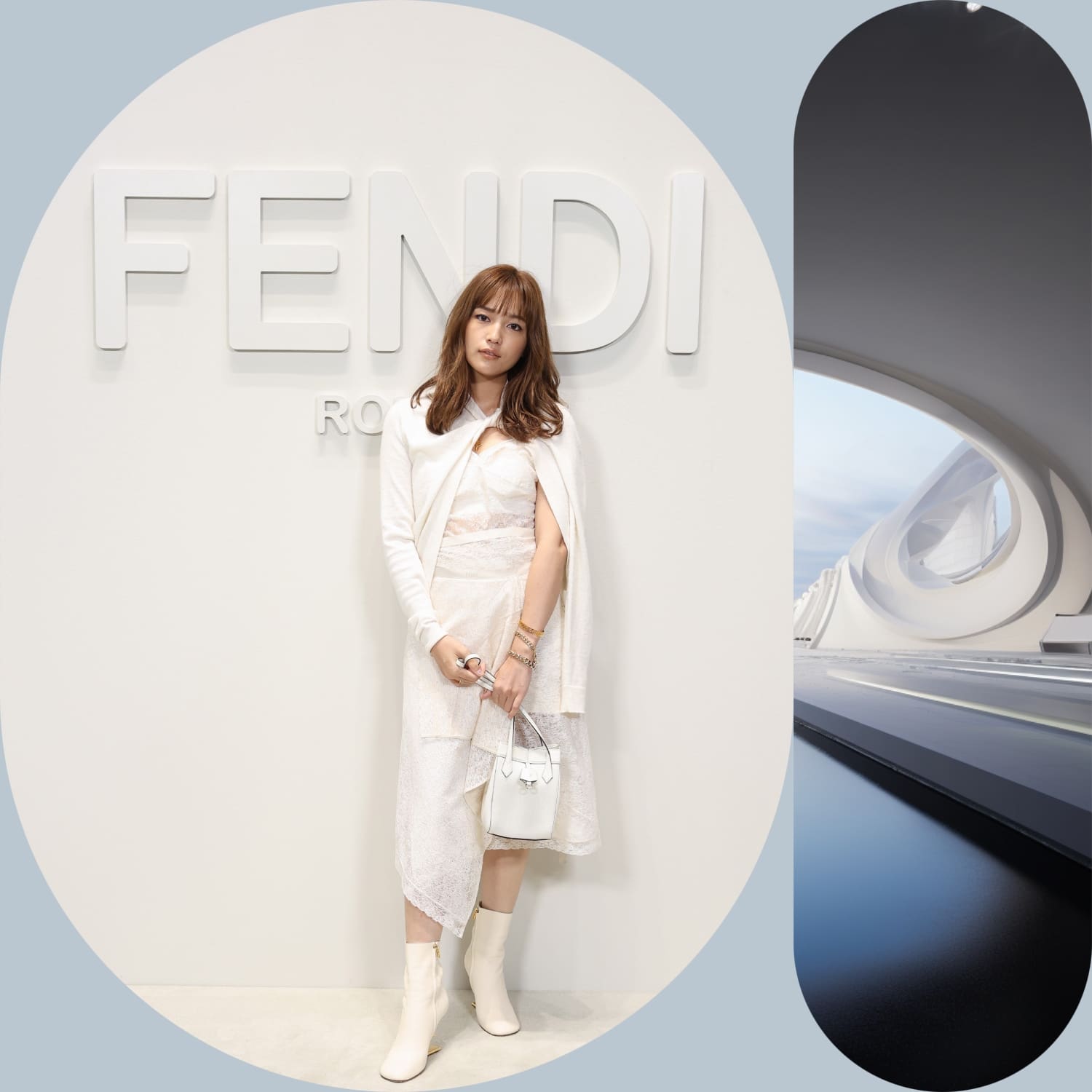 Haruna Kawaguchi bei Fendi Frühling Sommer 2024 Runway Magazin