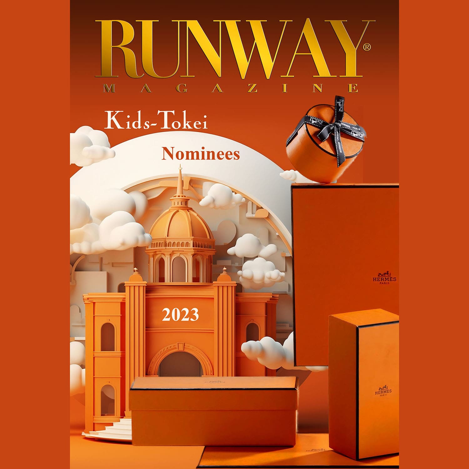 Runway Couverture de magazine Collection Hermès 2023 2024