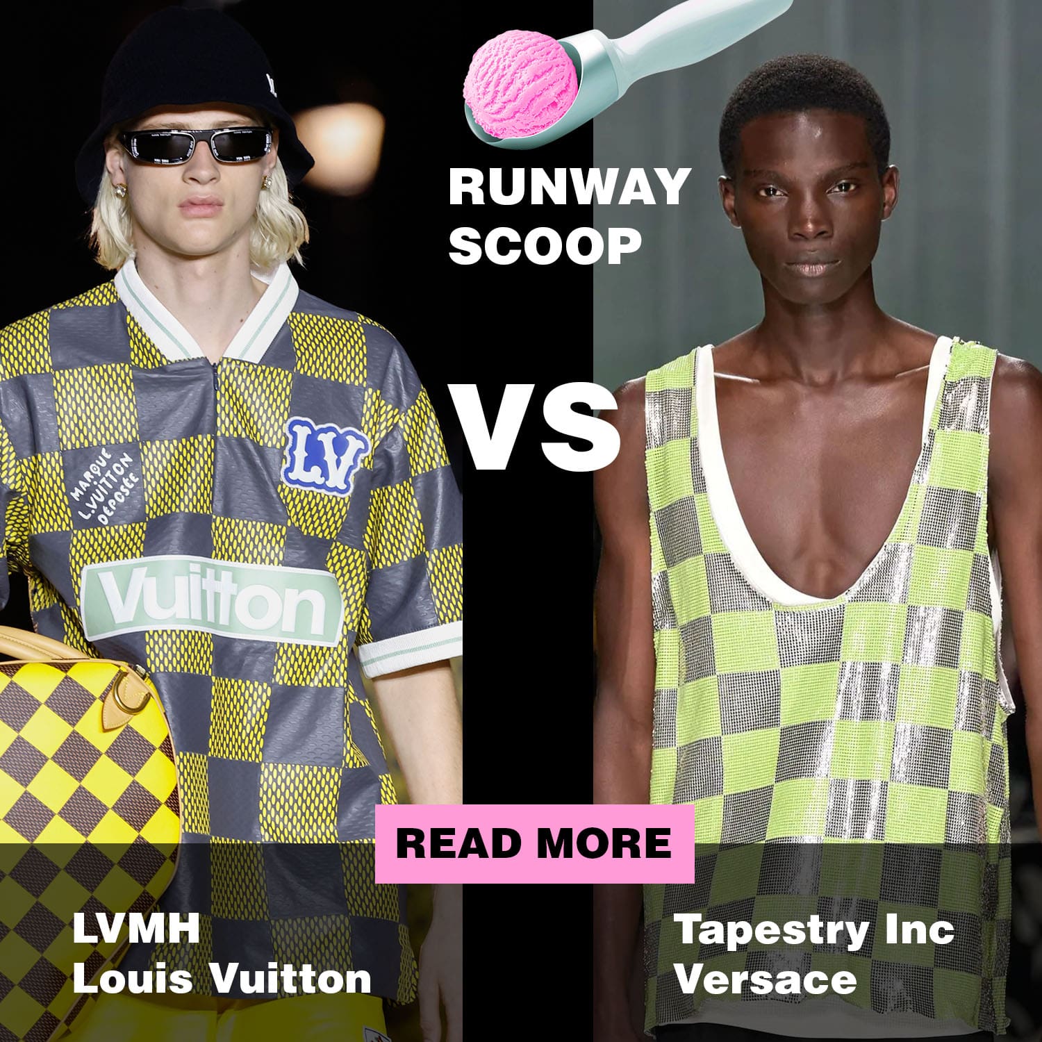 RUNWAY Scoop: Tapestry Inc contro LVMH, Louis Vuitton contro Versace