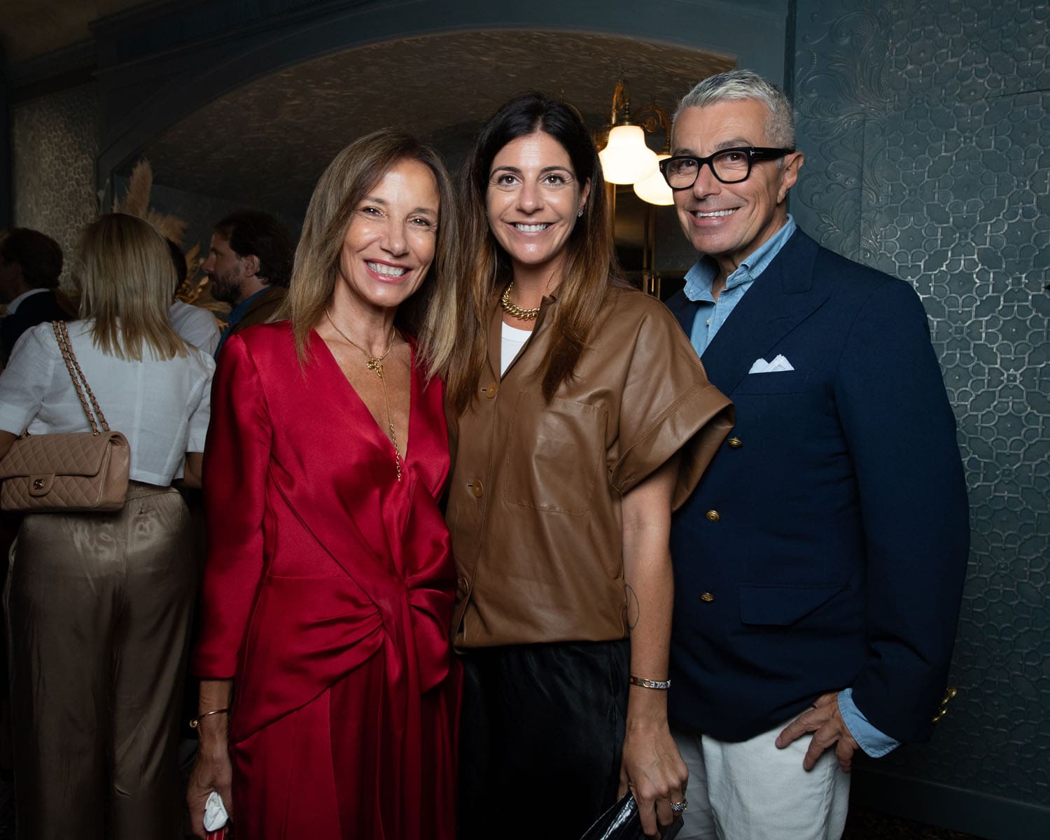 Silvia Grilli, Maria Giulia, Maramotti Giorgio Guidotti at CHI E' CHI Awards 2023 Runway Magazine