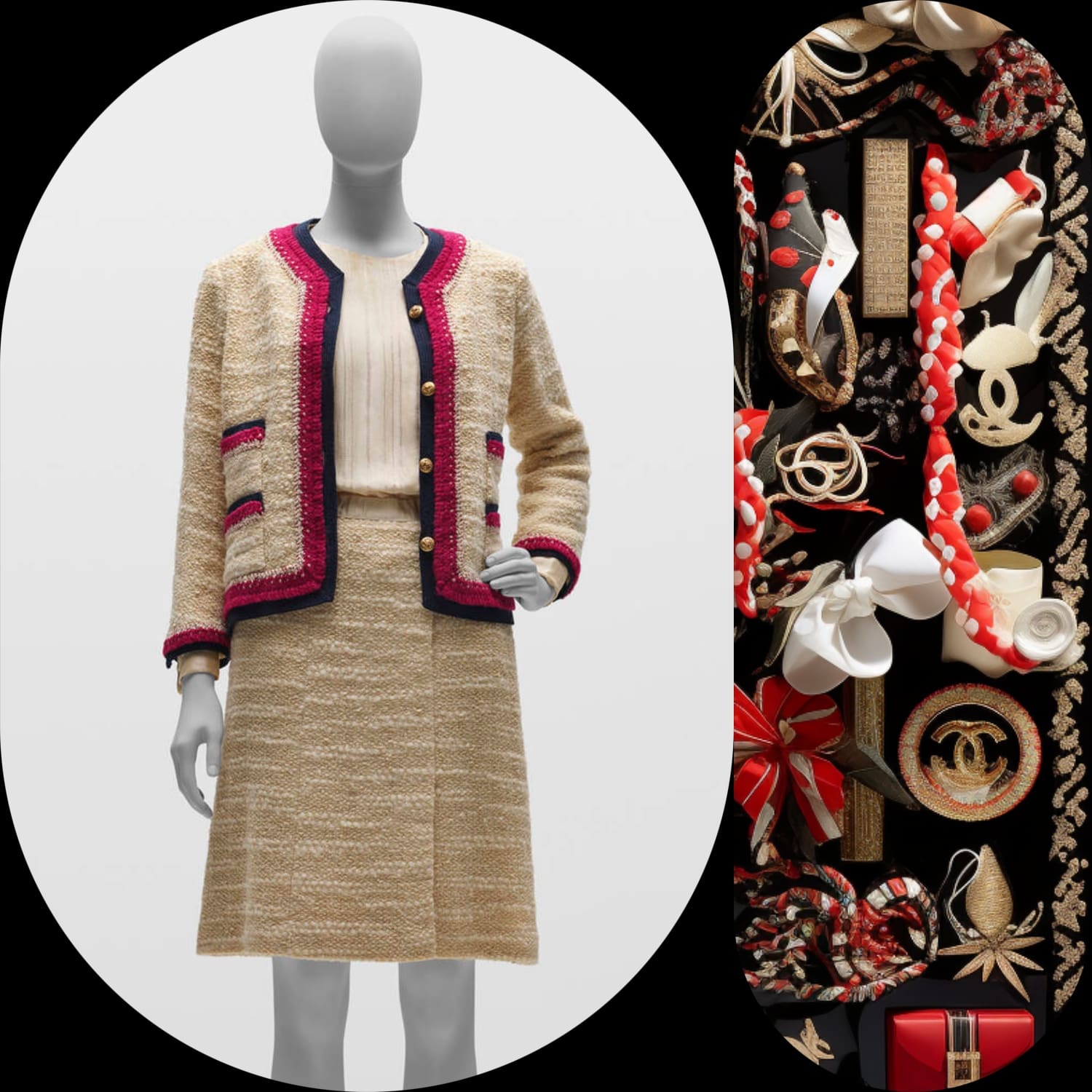 Suit by Gabrielle Chanel Fall Winter 1964, Patrimoine de CHANEL, Photo Nicholas Alan Cope