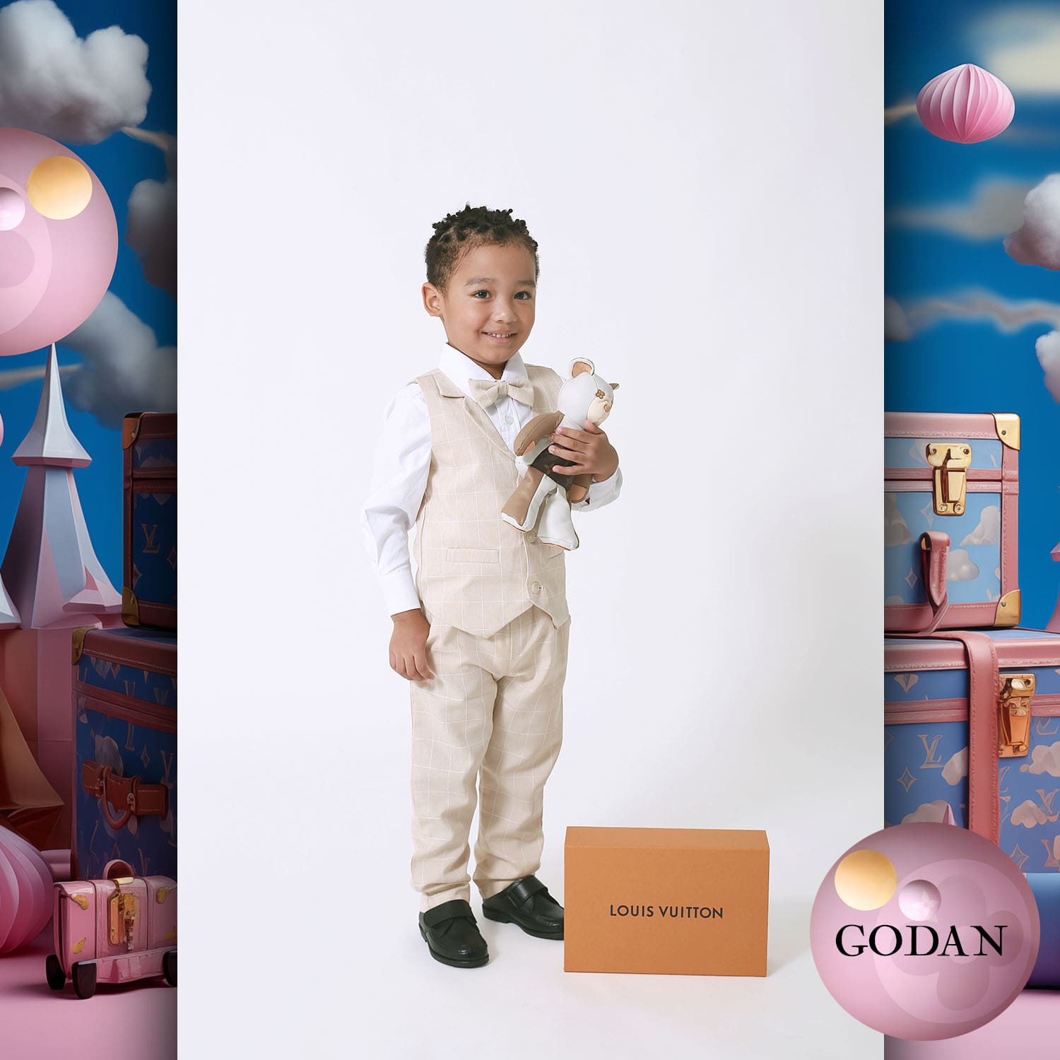 145 Niños Tokei en Runway Revista World Kids Audición 2023 Louis Vuitton