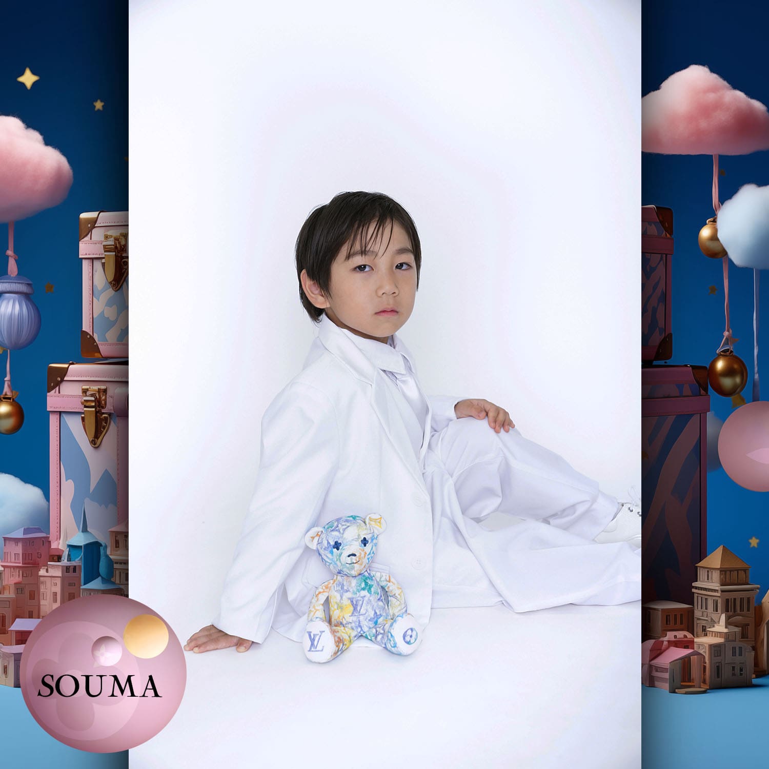 158 Niños Tokei en Runway Revista World Kids Audición 2023 Louis Vuitton