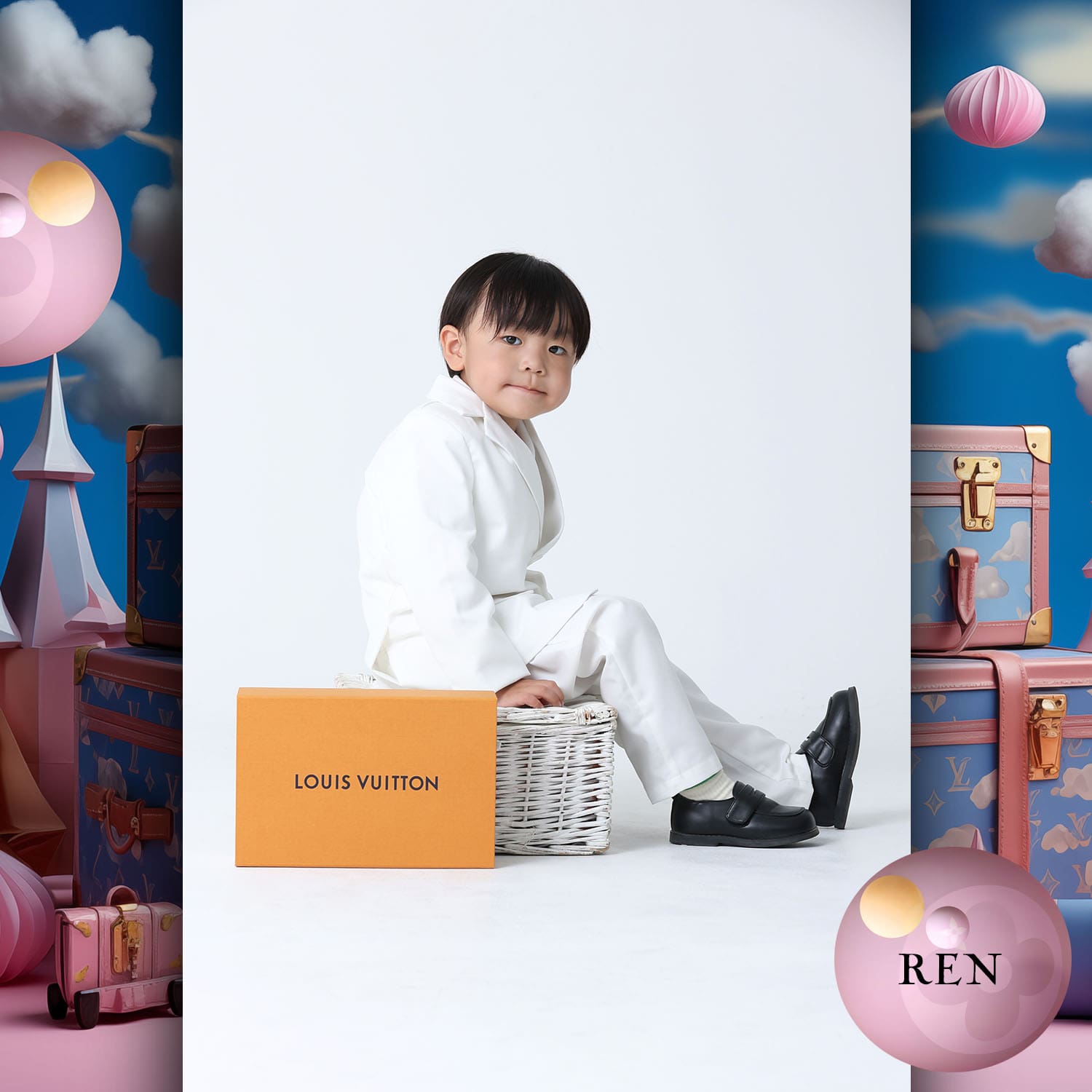 161 Niños Tokei en Runway Revista World Kids Audición 2023 Louis Vuitton