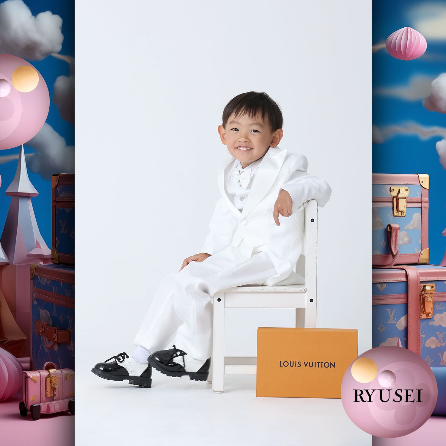 167 Niños Tokei en Runway Revista World Kids Audición 2023 Louis Vuitton