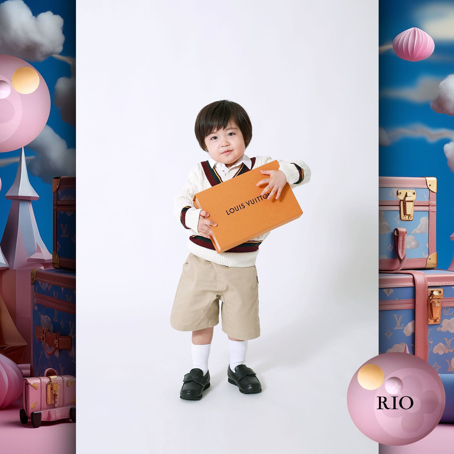 171 Niños Tokei en Runway Revista World Kids Audición 2023 Louis Vuitton