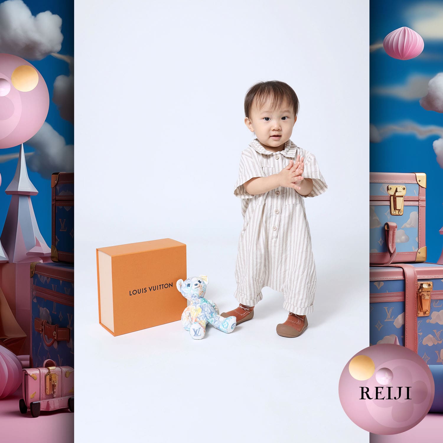 211 Niños Tokei en Runway Revista World Kids Audición 2023 Louis Vuitton