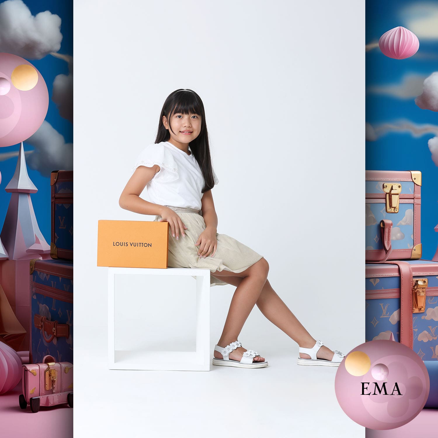 242 Niños Tokei en Runway Revista World Kids Audición 2023 Louis Vuitton