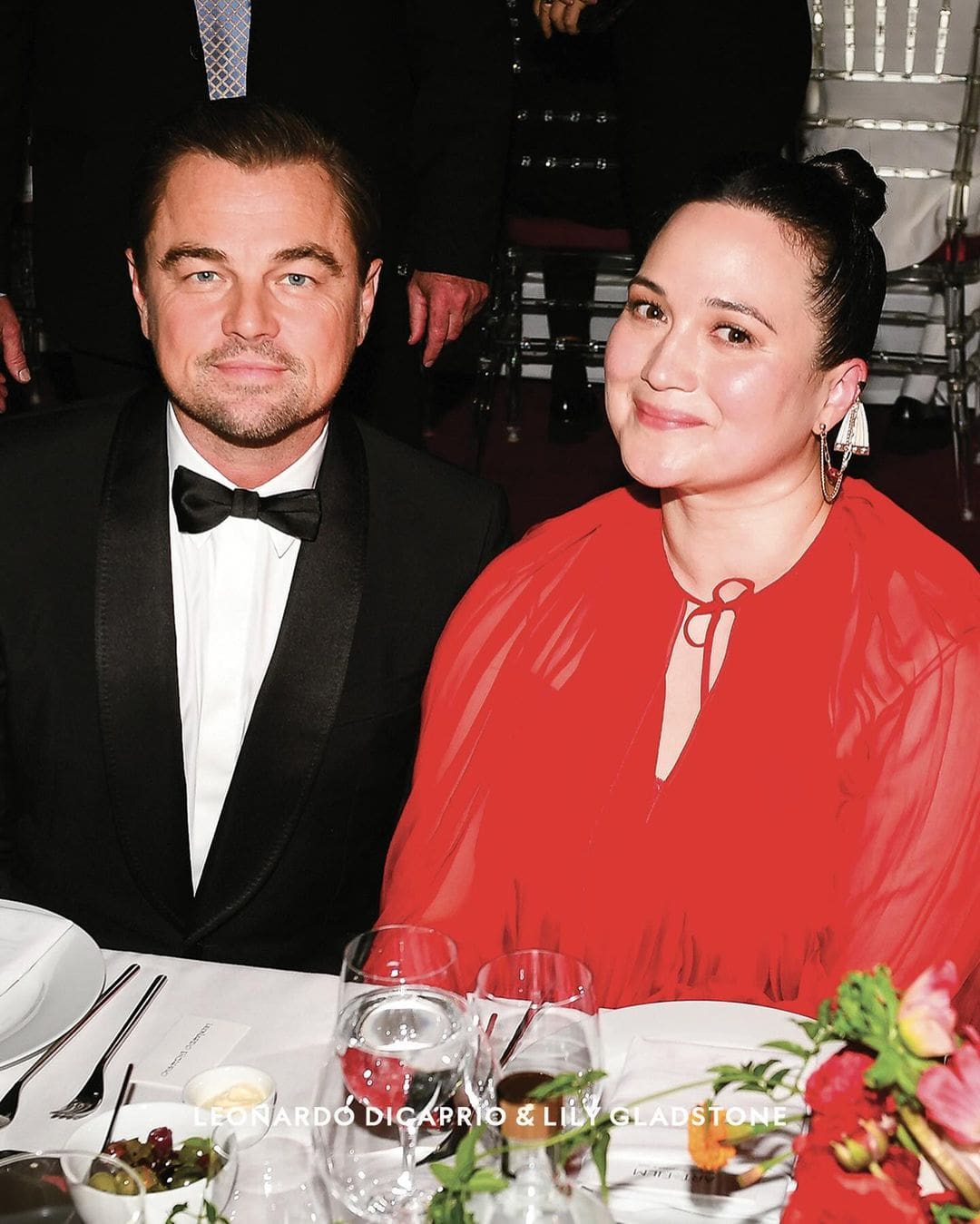 13 Leonardo Dicaprio and Lily Gladstone at LACMA Art + Film Gala 2023