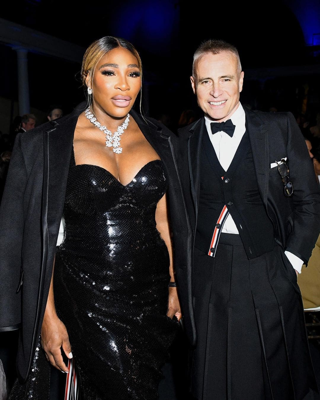 Серена Уильямс и Том Браун на церемонии вручения премии CFDA Fashion Awards 2023