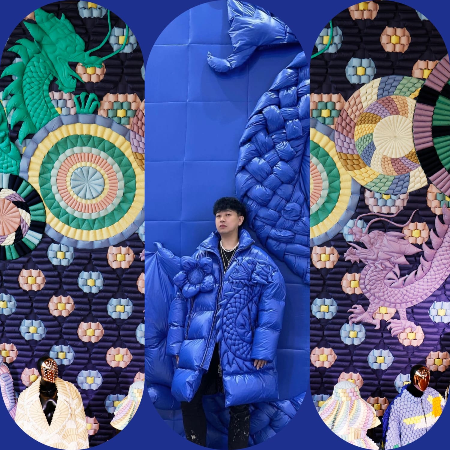William Shen designer of Raxxy presenting his couture collection in Europe