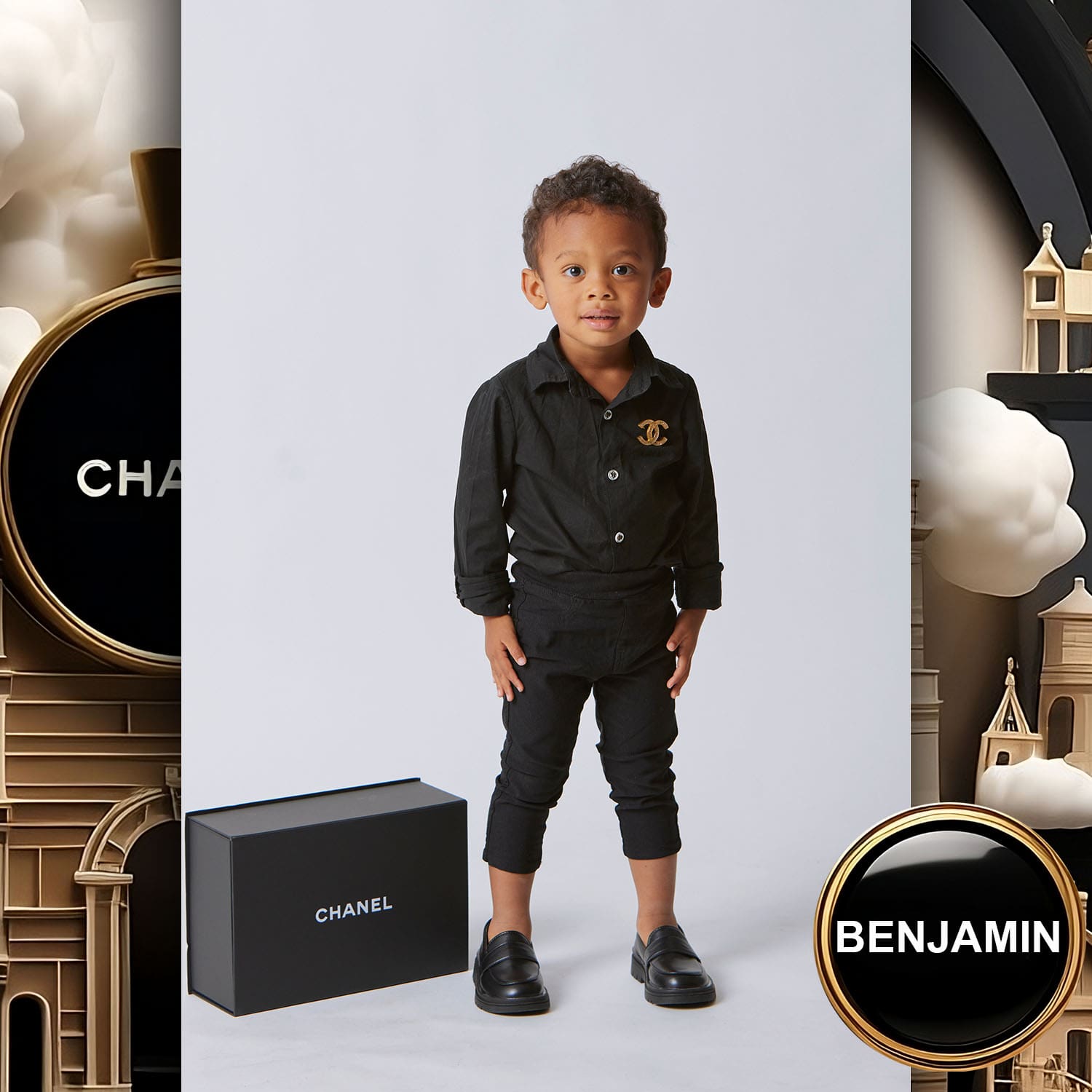 001 Kids Tokei on Runway Magazine World Kids Audition 2023 Chanel