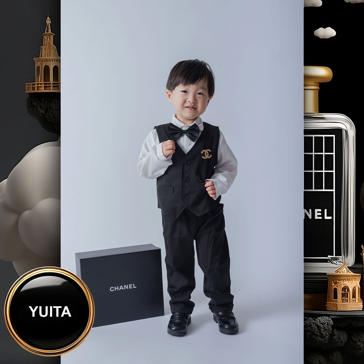 002 Kids Tokei on Runway Magazine World Kids Audition 2023 Chanel
