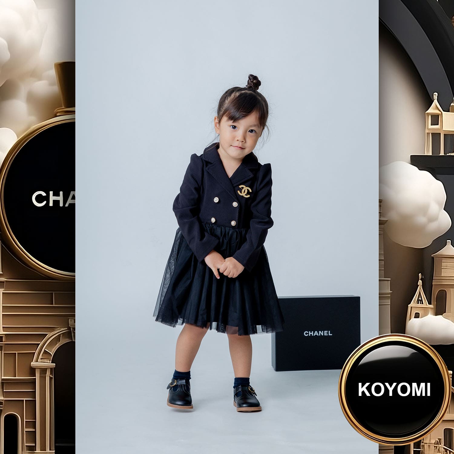 006 Kids Tokei on Runway Magazine World Kids Audition 2023 Chanel