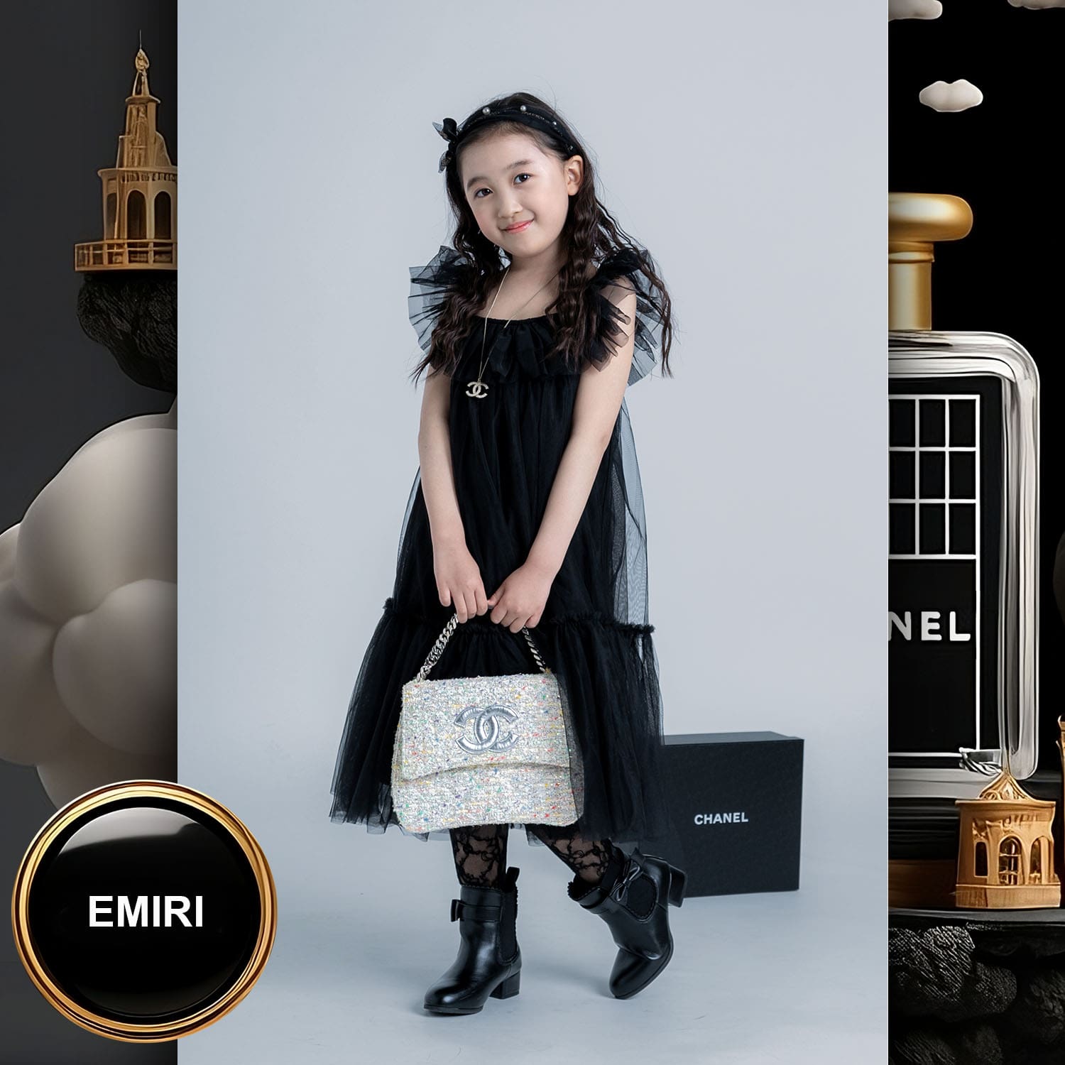 007 Kids Tokei on Runway Magazine World Kids Audition 2023 Chanel
