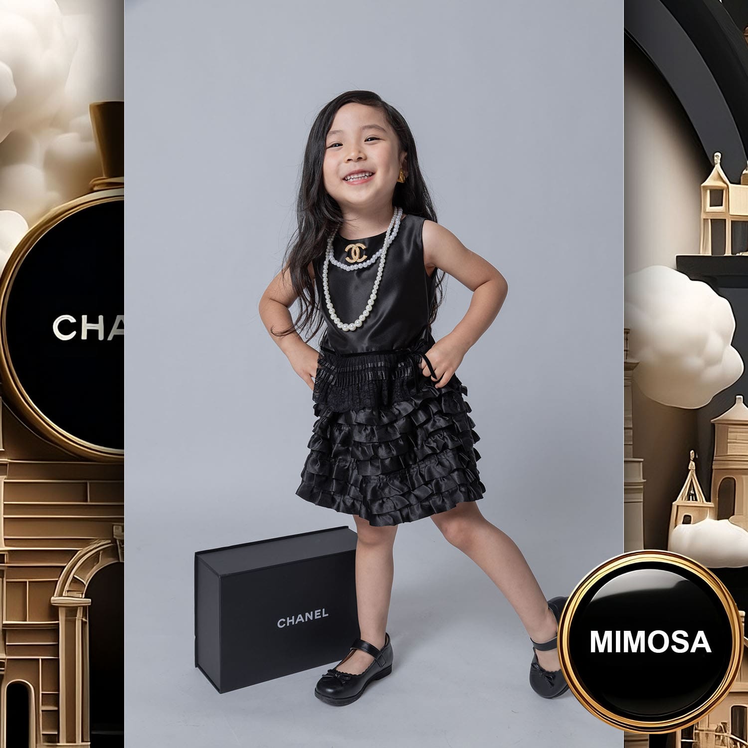 010 Kids Tokei on Runway Magazine World Kids Audition 2023 Chanel