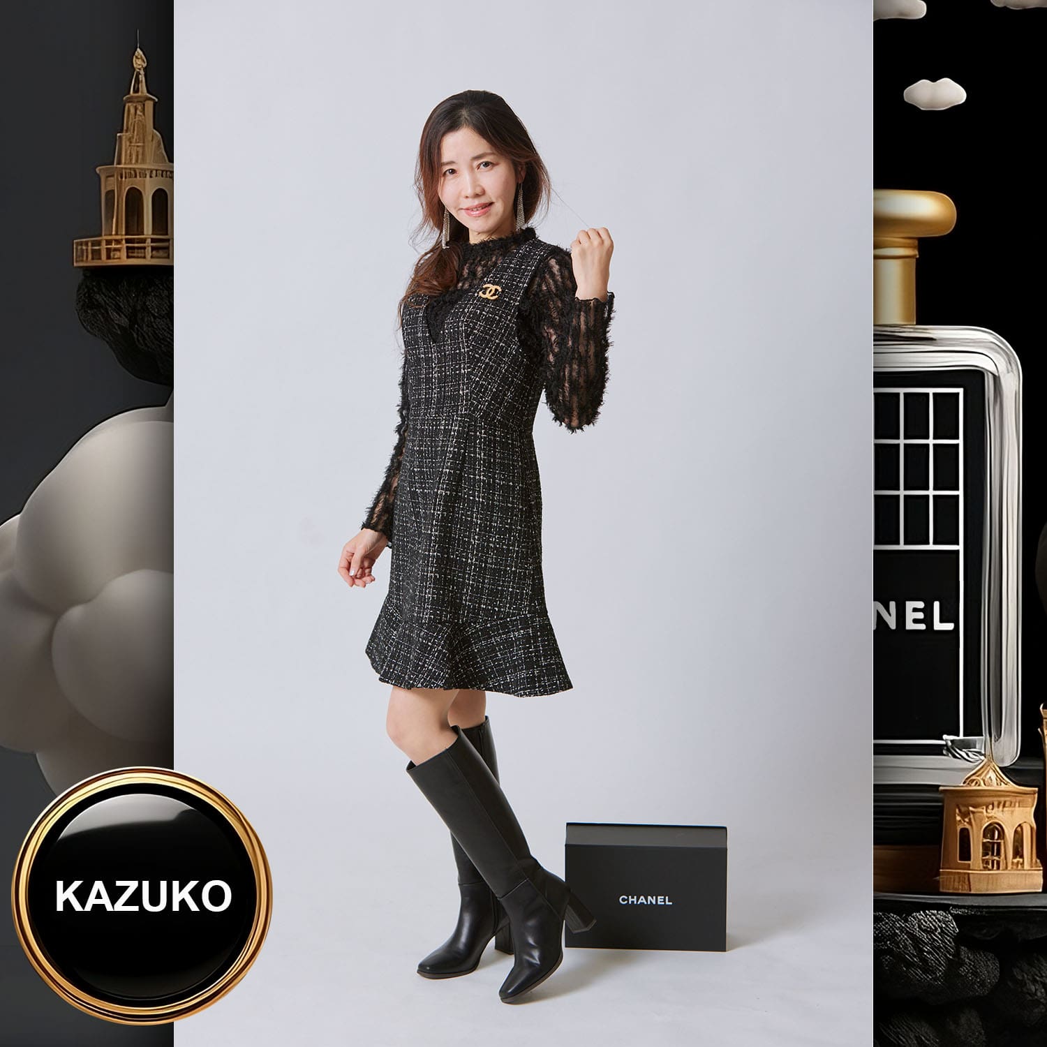 013 Kids Tokei on Runway Magazine World Kids Audition 2023 Chanel