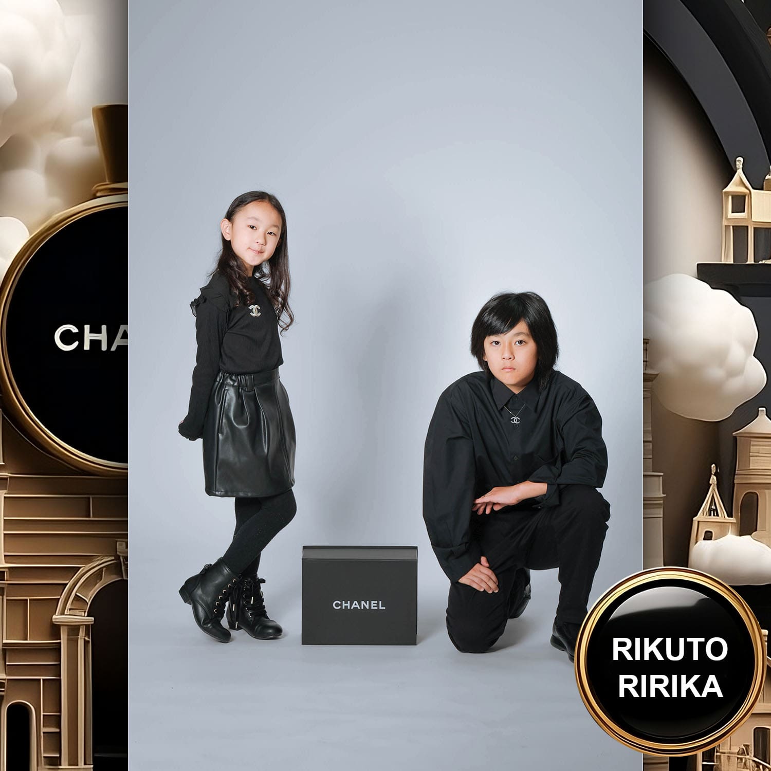 033 Kids Tokei on Runway Magazine World Kids Audition 2023 Chanel