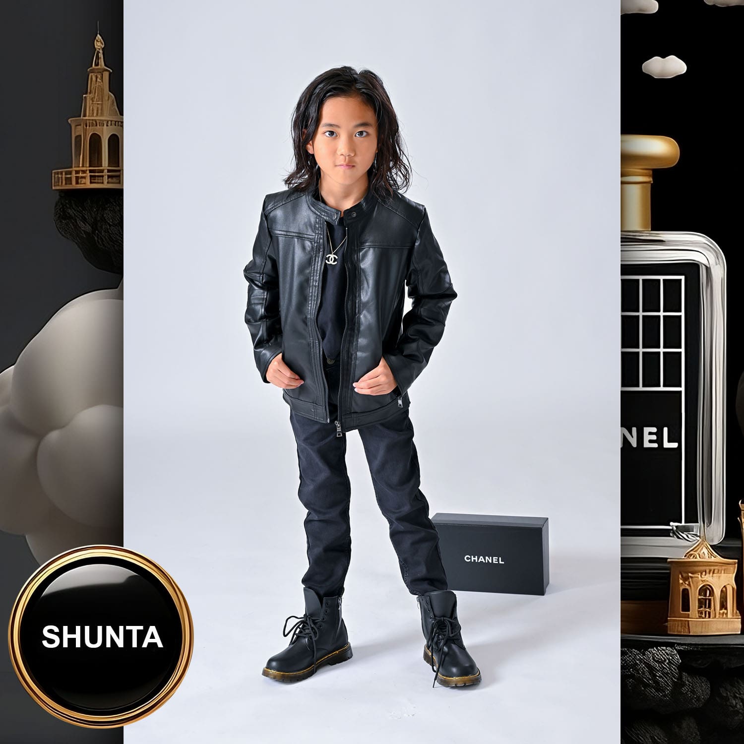 036 Kids Tokei on Runway Magazine World Kids Audition 2023 Chanel