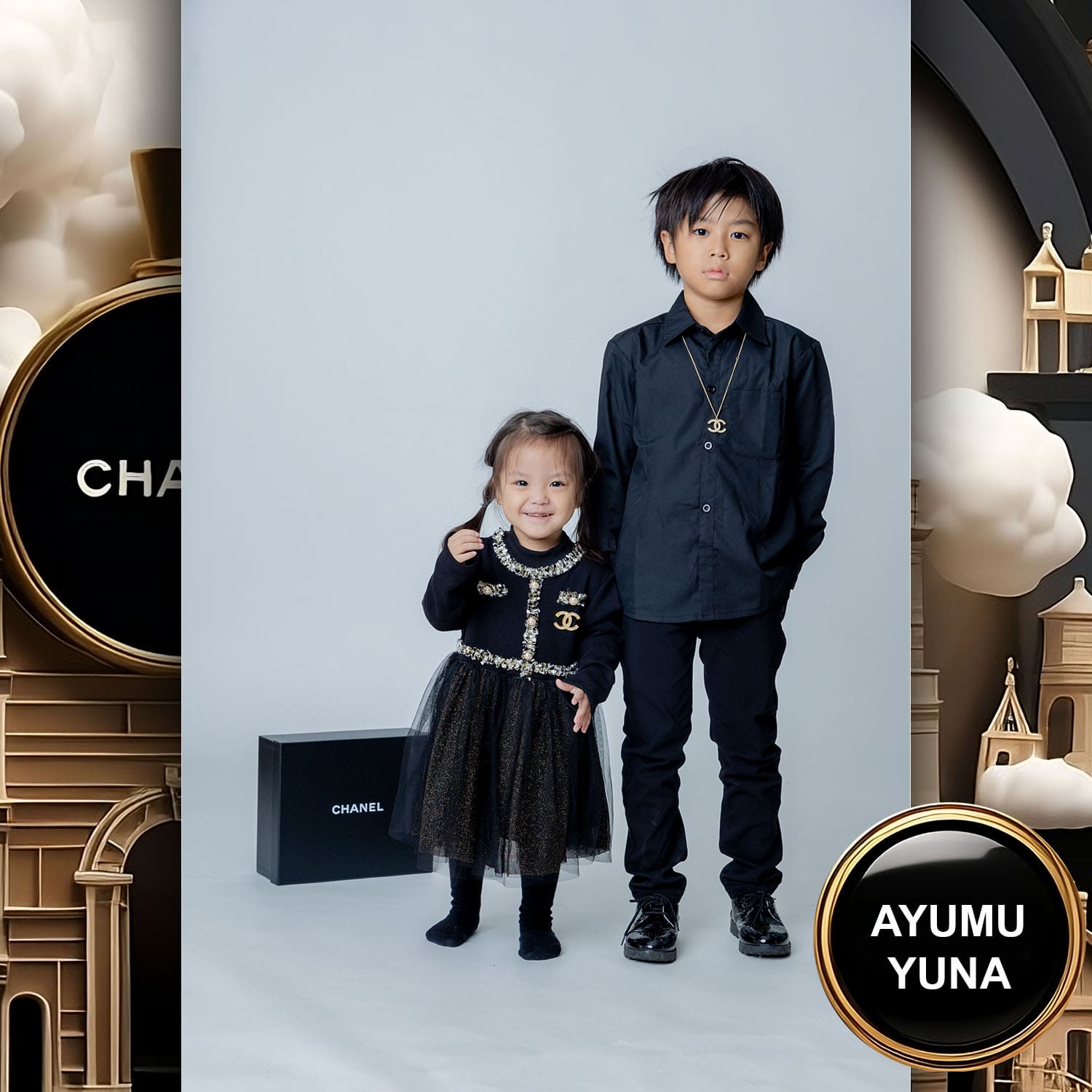 037 Kids Tokei on Runway Magazine World Kids Audition 2023 Chanel