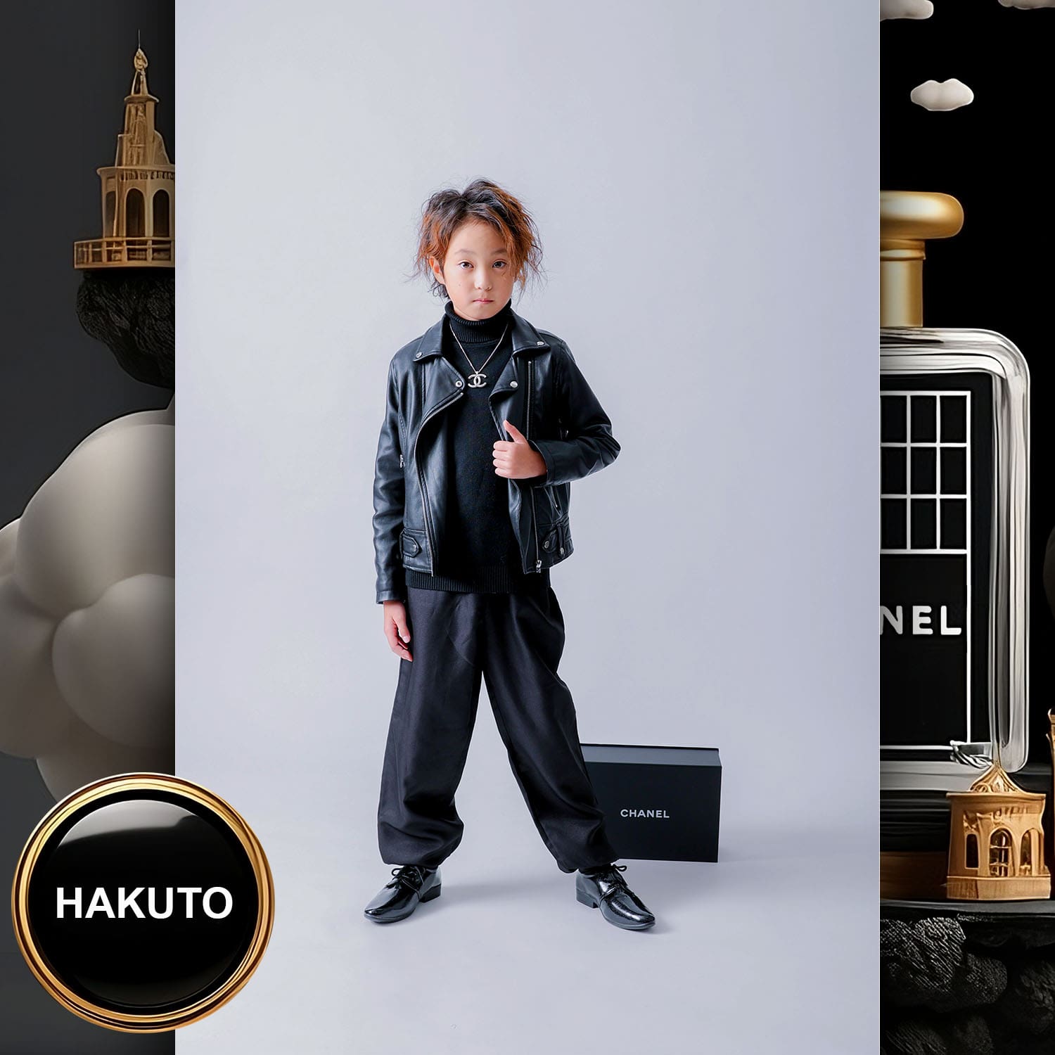 038 Kids Tokei on Runway Magazine World Kids Audition 2023 Chanel