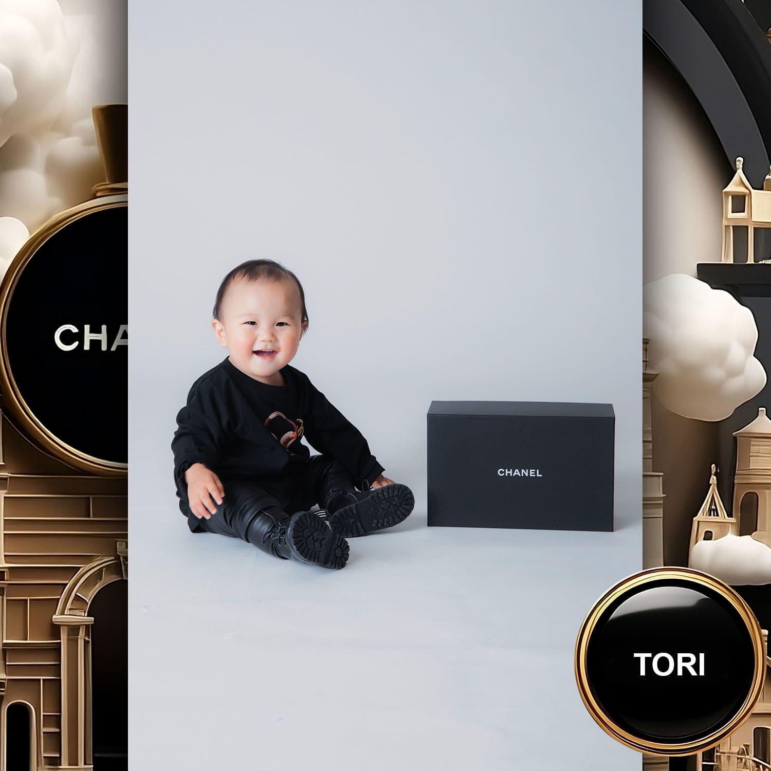 041 Kids Tokei on Runway Magazine World Kids Audition 2023 Chanel